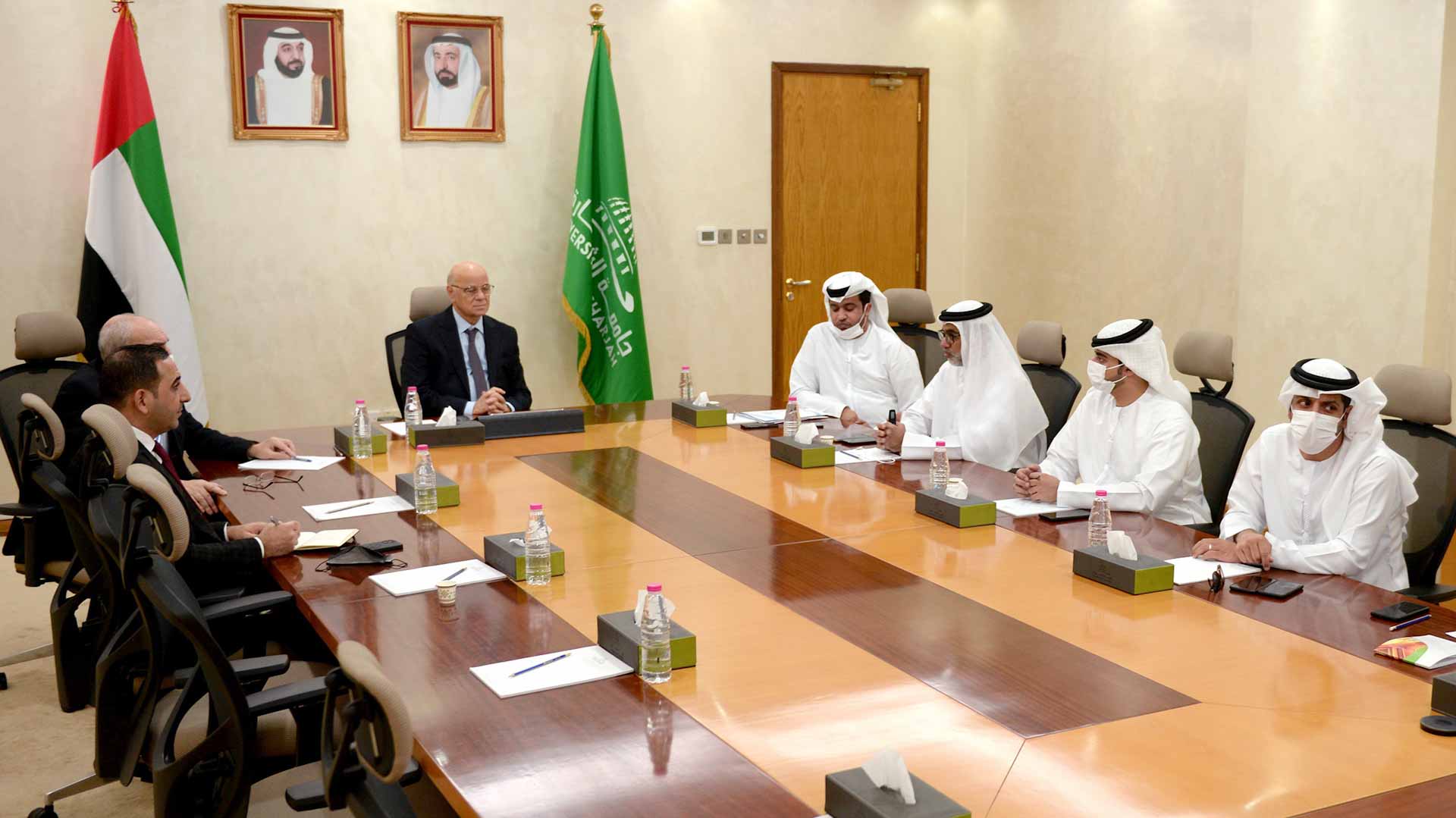 صورة بعنوان: تعاون بين جامعة الشارقة ومركز بحوث الشرطة في مجالات البحث العلمي 