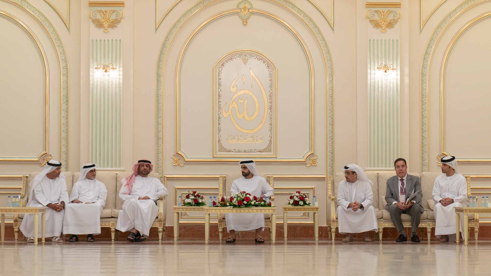 Image for the title: Salem Al Qasimi attends Sports to confront behaviours conference 