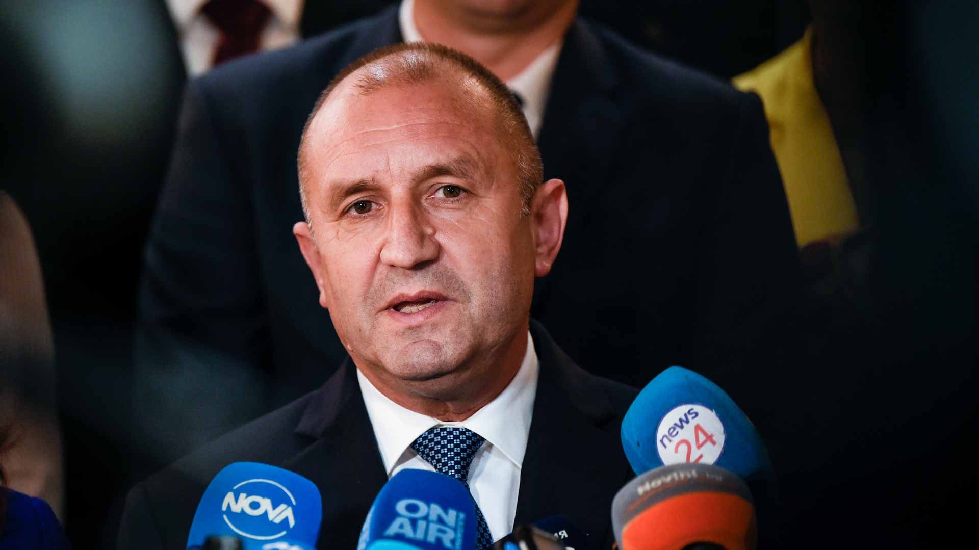 Image for the title: Bulgarian president scores comfortable re-election victory 