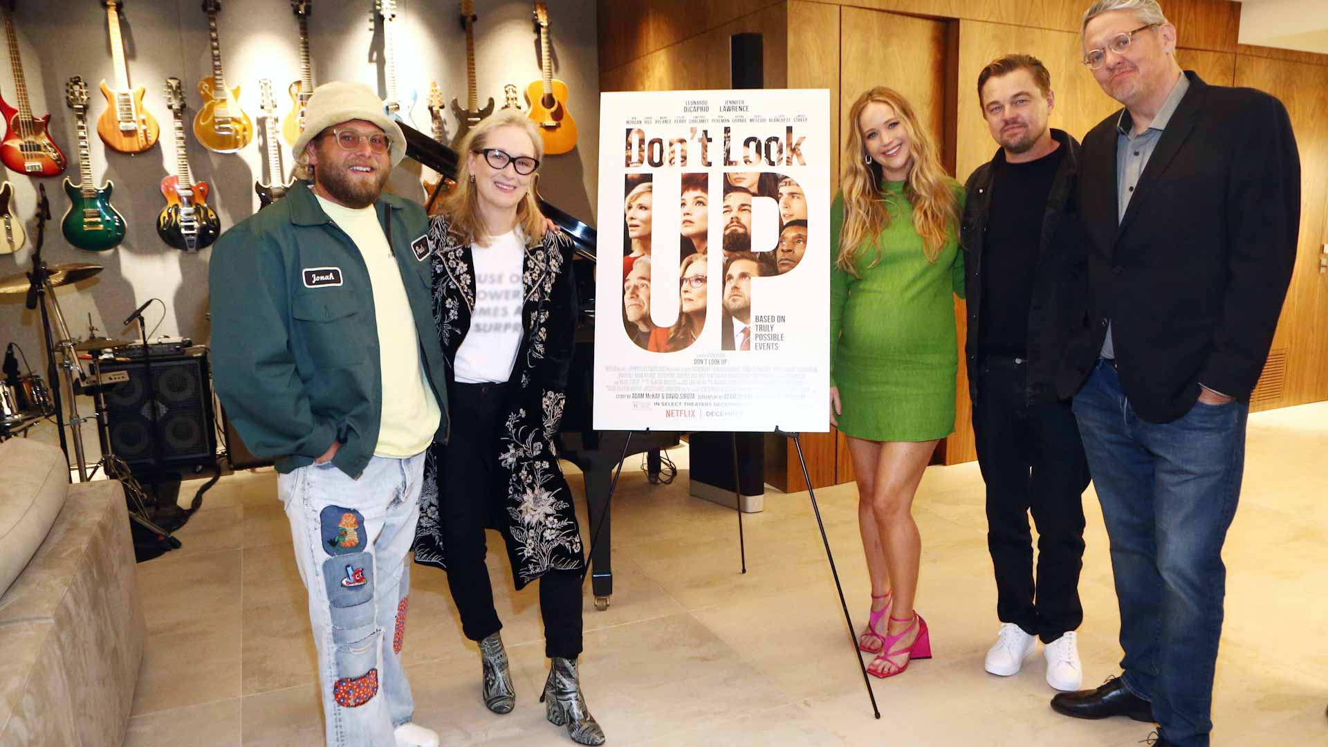 Image for the title: DiCaprio tackles climate crisis in satire 'Don't Look Up' 