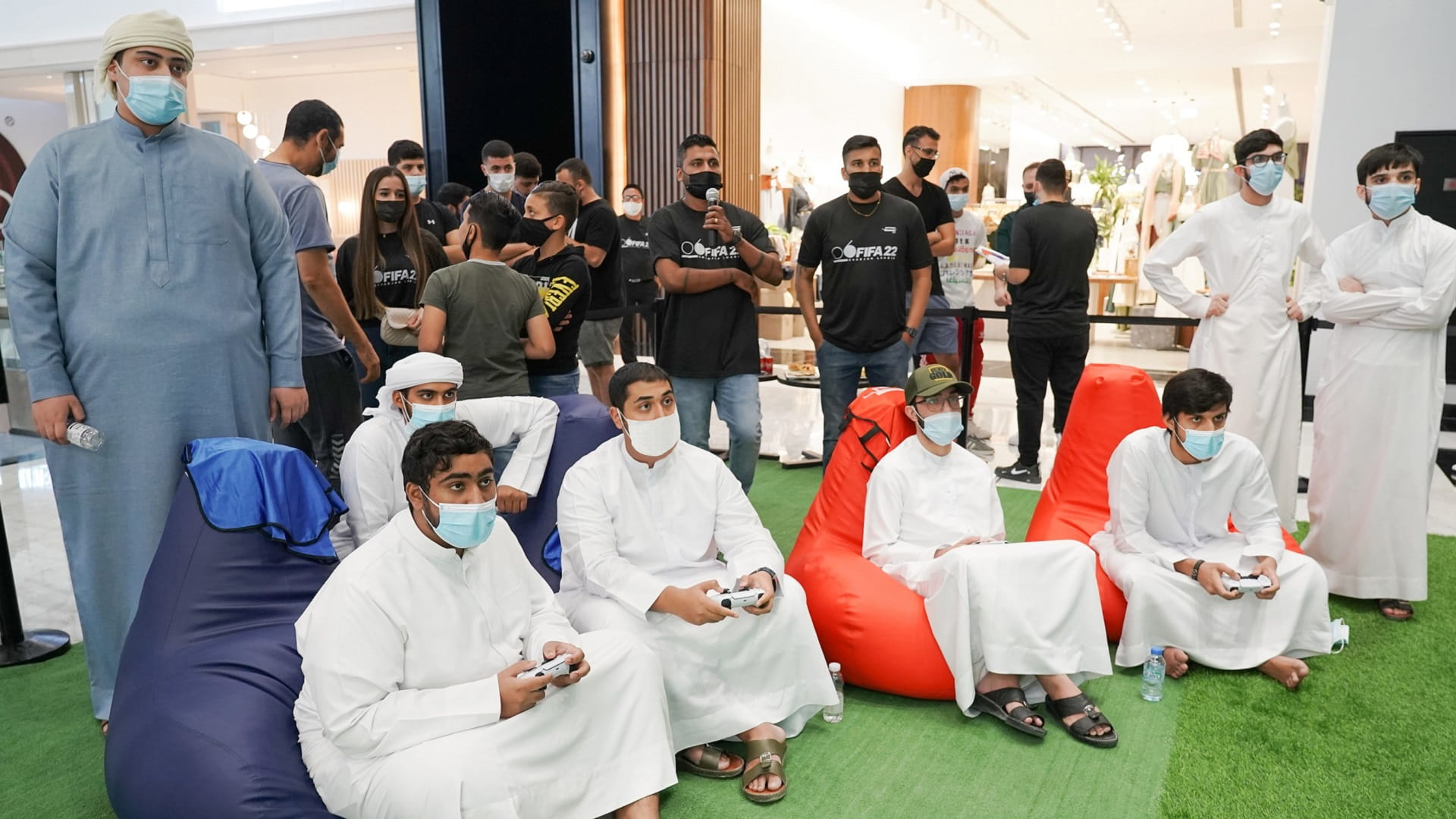 Image for the title: Impressive turnout as FIFA 22 tournament kicks off at 06 Mall 