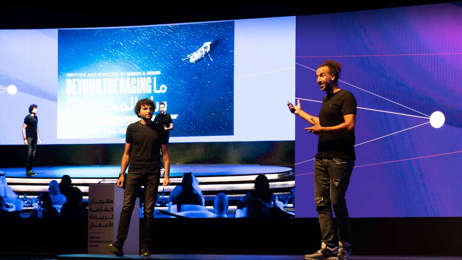 Image for the title: Arab adventurers encourage entrepreneurs to aim for the stars SEF 