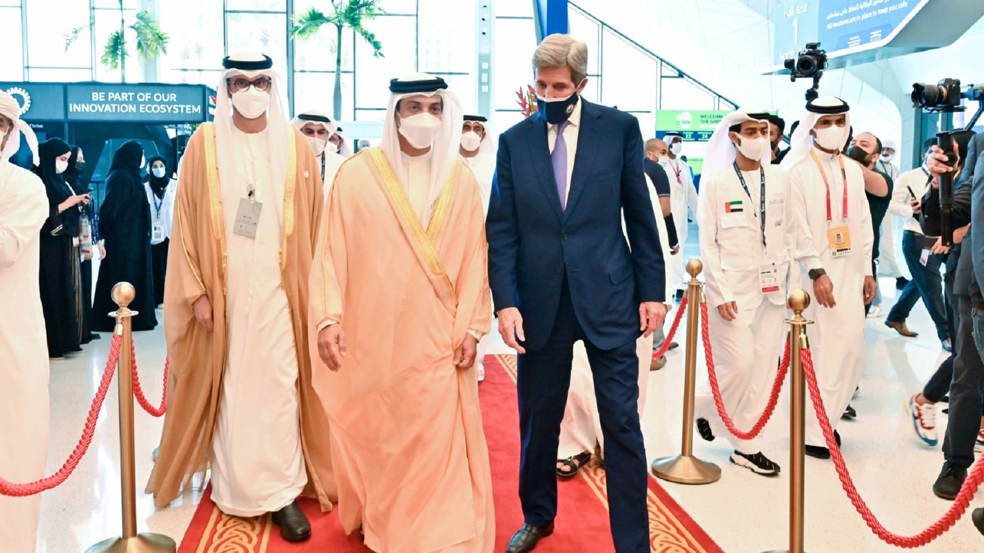 Image for the title: Mansour bin Zayed attends GMIS 2021 at Expo 2020 Dubai 