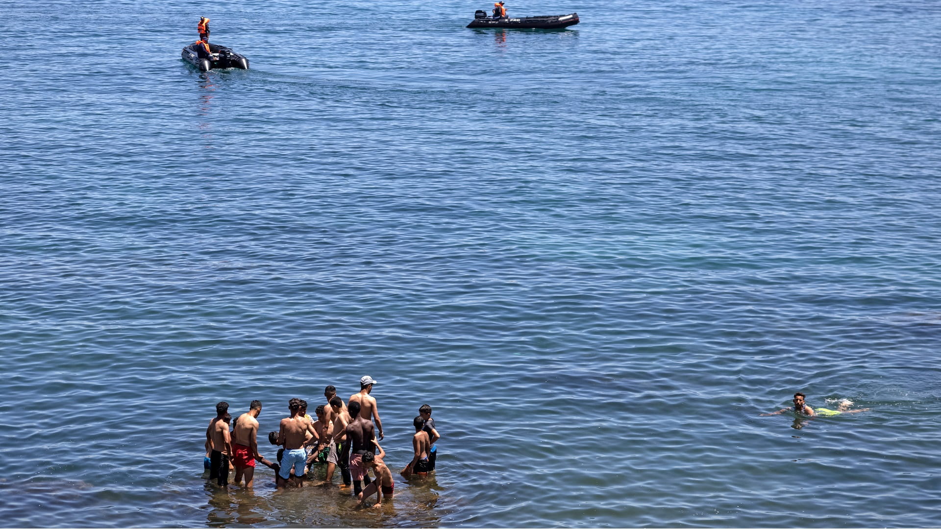 Image for the title: Morocco says 147 African, Asian migrants rescued at sea 