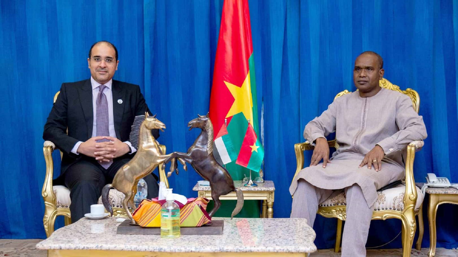 Image for the title: UAE Ambassador to Burkina Faso meets with ministers 