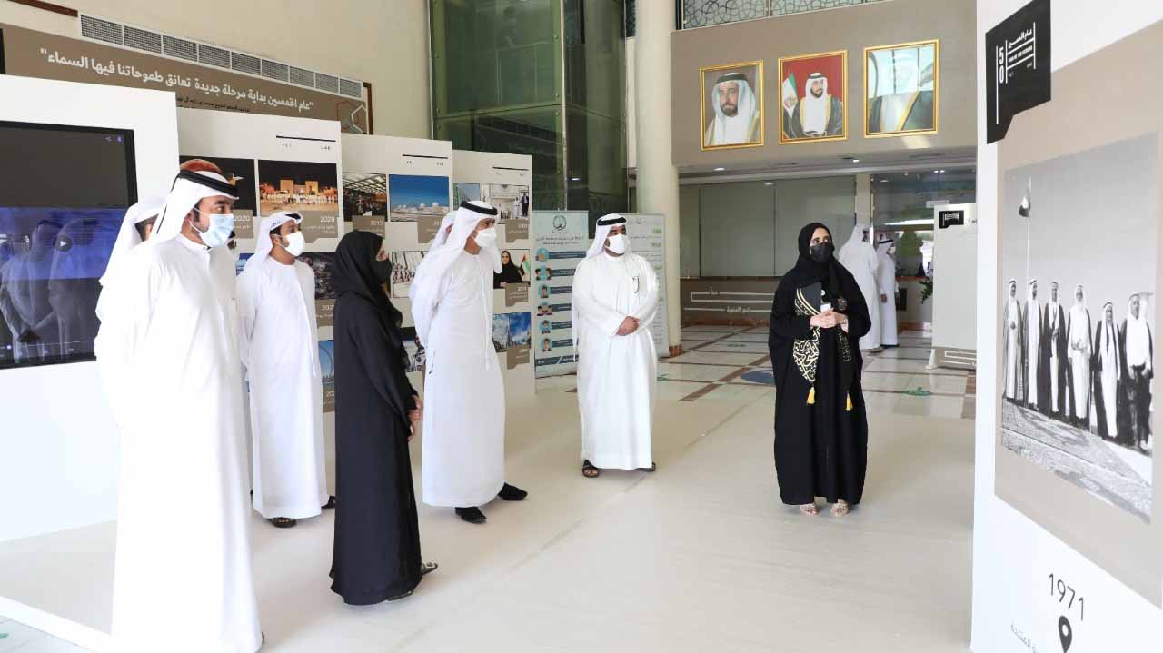 Image for the title: Al Hamriyah Municipality organises "First Fifty Years" Exhibition 