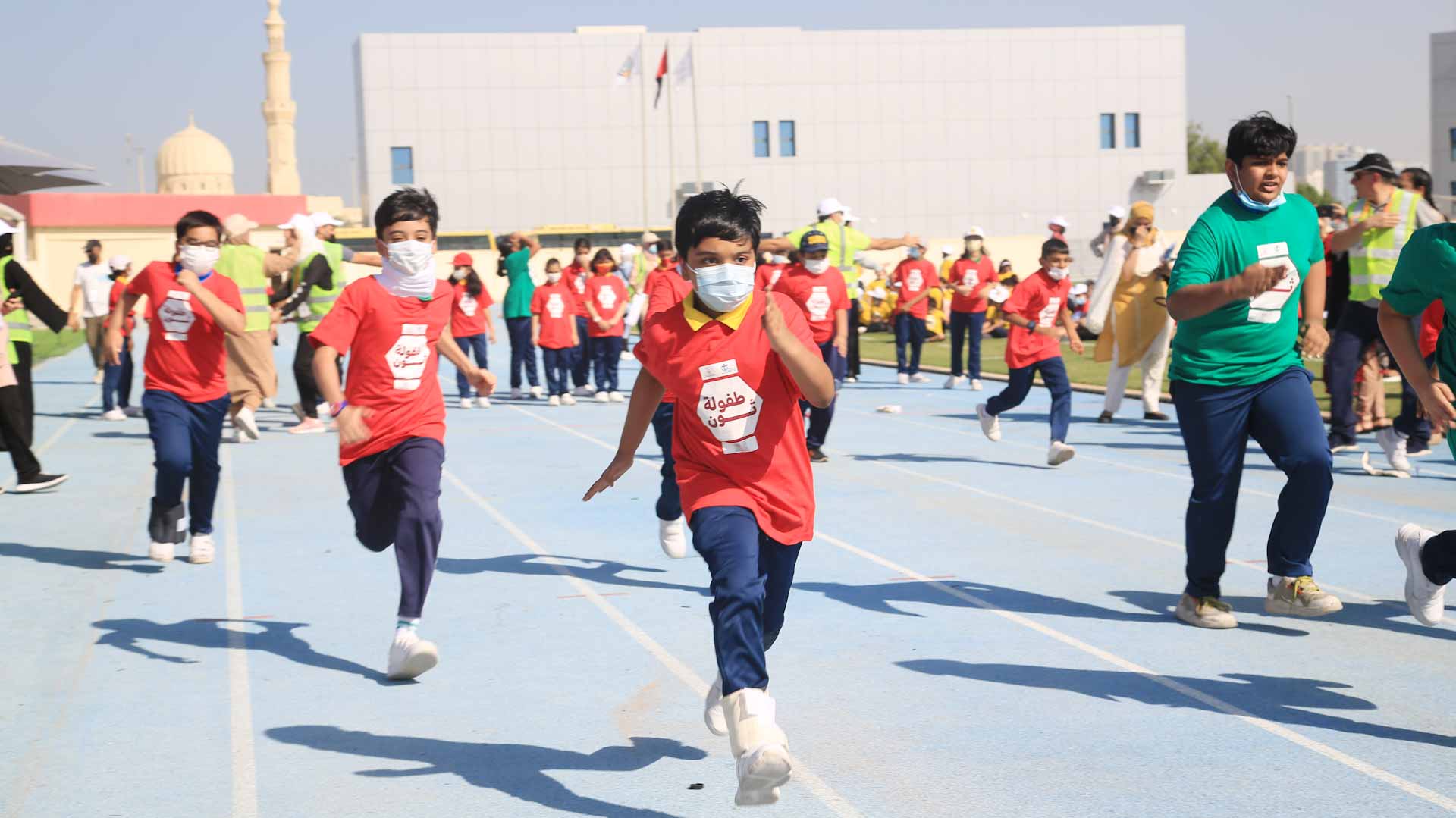 Image for the title: 3000 students participate in “Childhood Thon” 