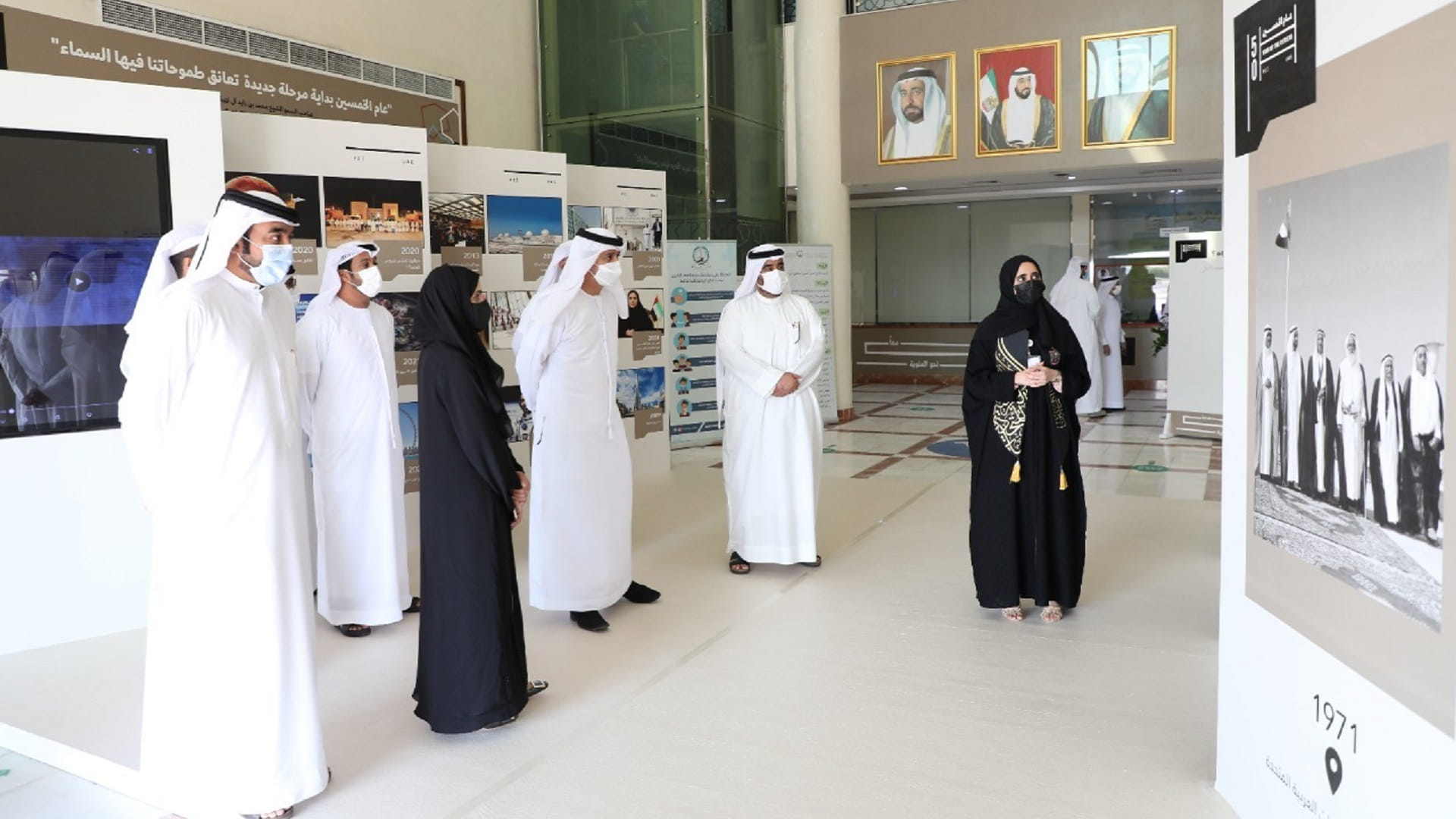 صورة بعنوان: بلدية الحمرية تنظم معرض الـ 50 الأولى بعيد الاتحاد الخمسين 