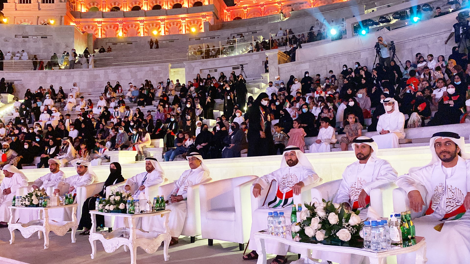 Image for the title: Khorfakkan marks UAE 50th National Day 