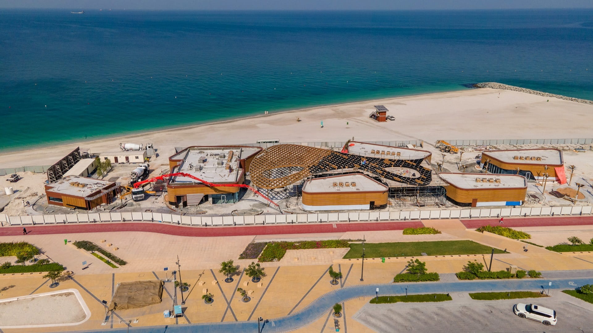 Image for the title: Rapid progress at Shurooq’s Al Hira Beach project 