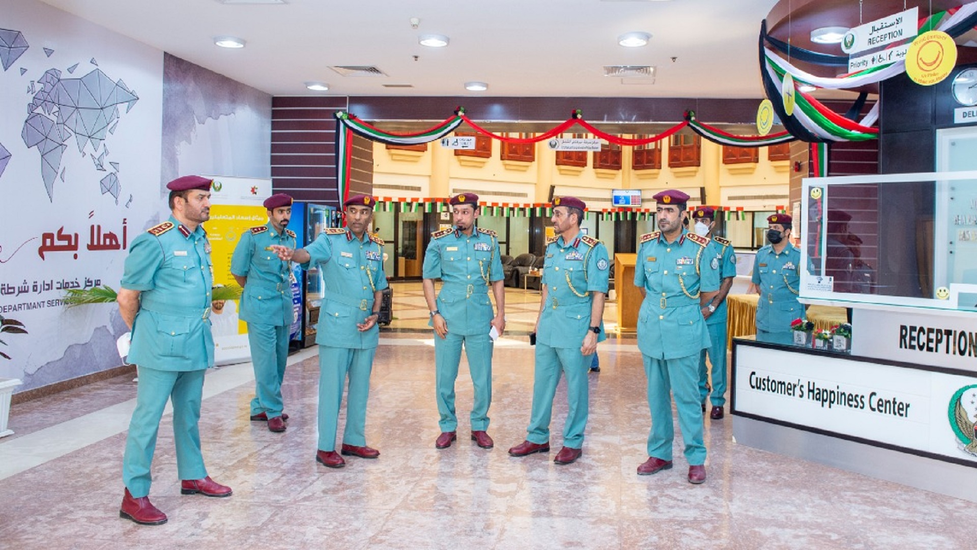 صورة بعنوان: العميد عارف الشريف يتفقد إدارة شرطة الشرقية  