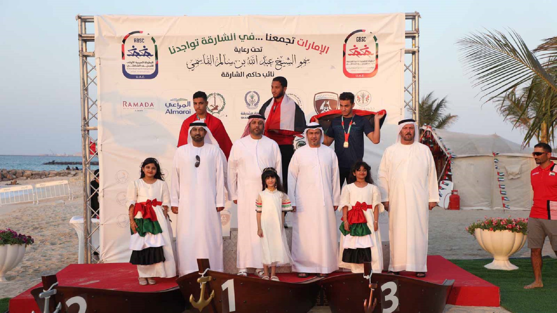 Image for the title: SSC pulls curtain down on Arab Beach Rowing Championship 