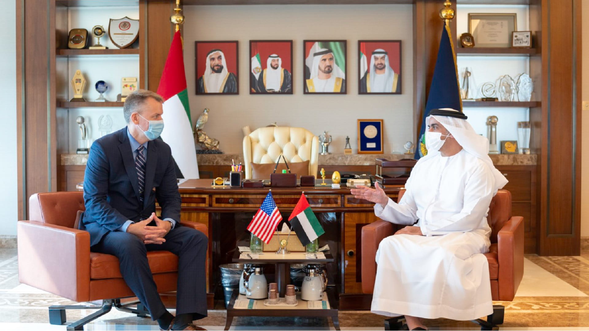 Image for the title: Saif bin Zayed receives Police Commissioner of New York City 