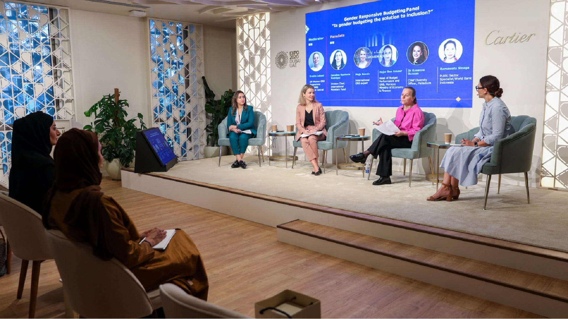 Image for the title: NAMA panel at Expo 2020 promotes GRB to achieve gender equality 