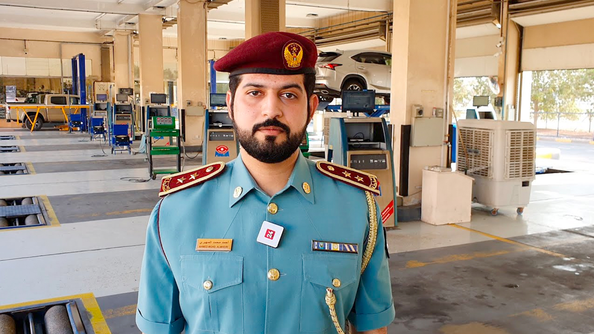 Image for the title: Al Muhairi: SP inspects 50 vehicles free of charge 