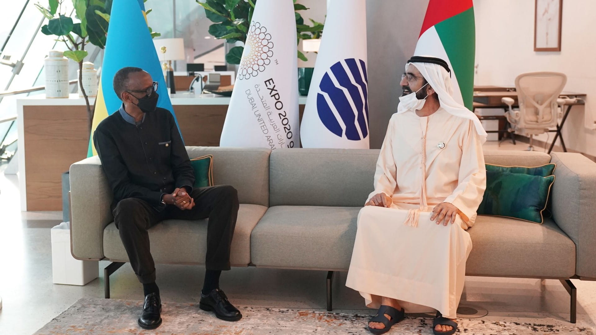 Image for the title: Mohammed bin Rashid, Pres. of Rwanda strengthen bilateral ties 