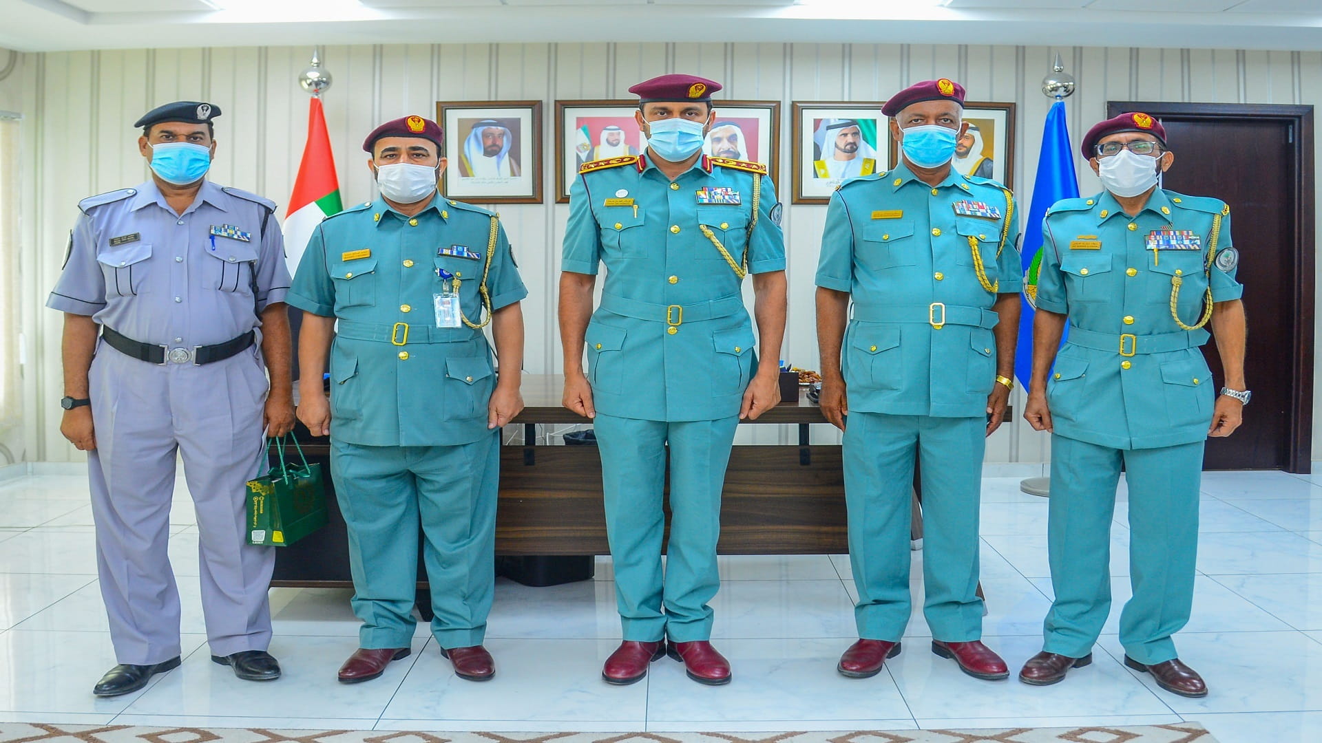 Image for the title: Sharjah Police honours a number of its employees 