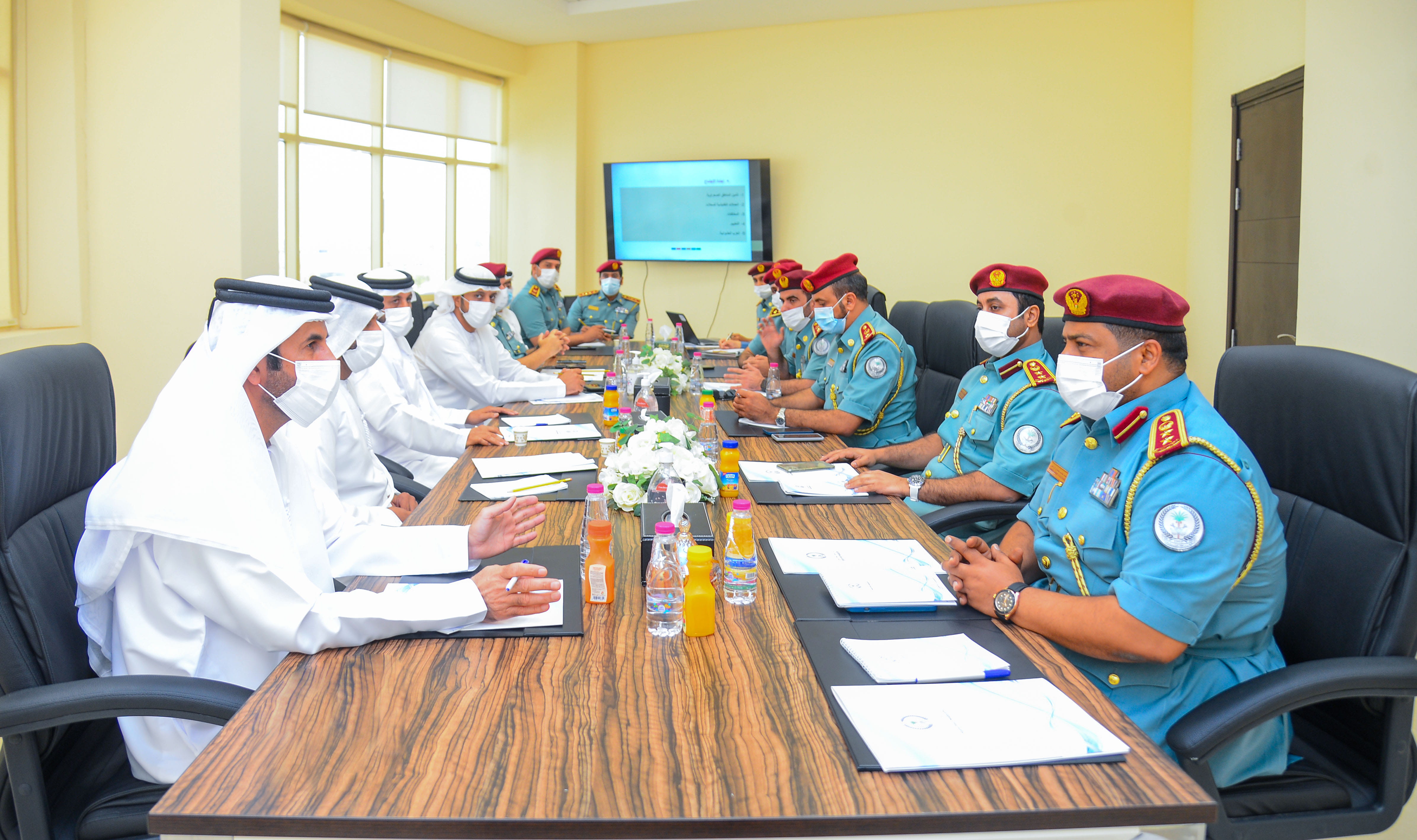 Image for the title: Sharjah Police discusses preparation for winter season 