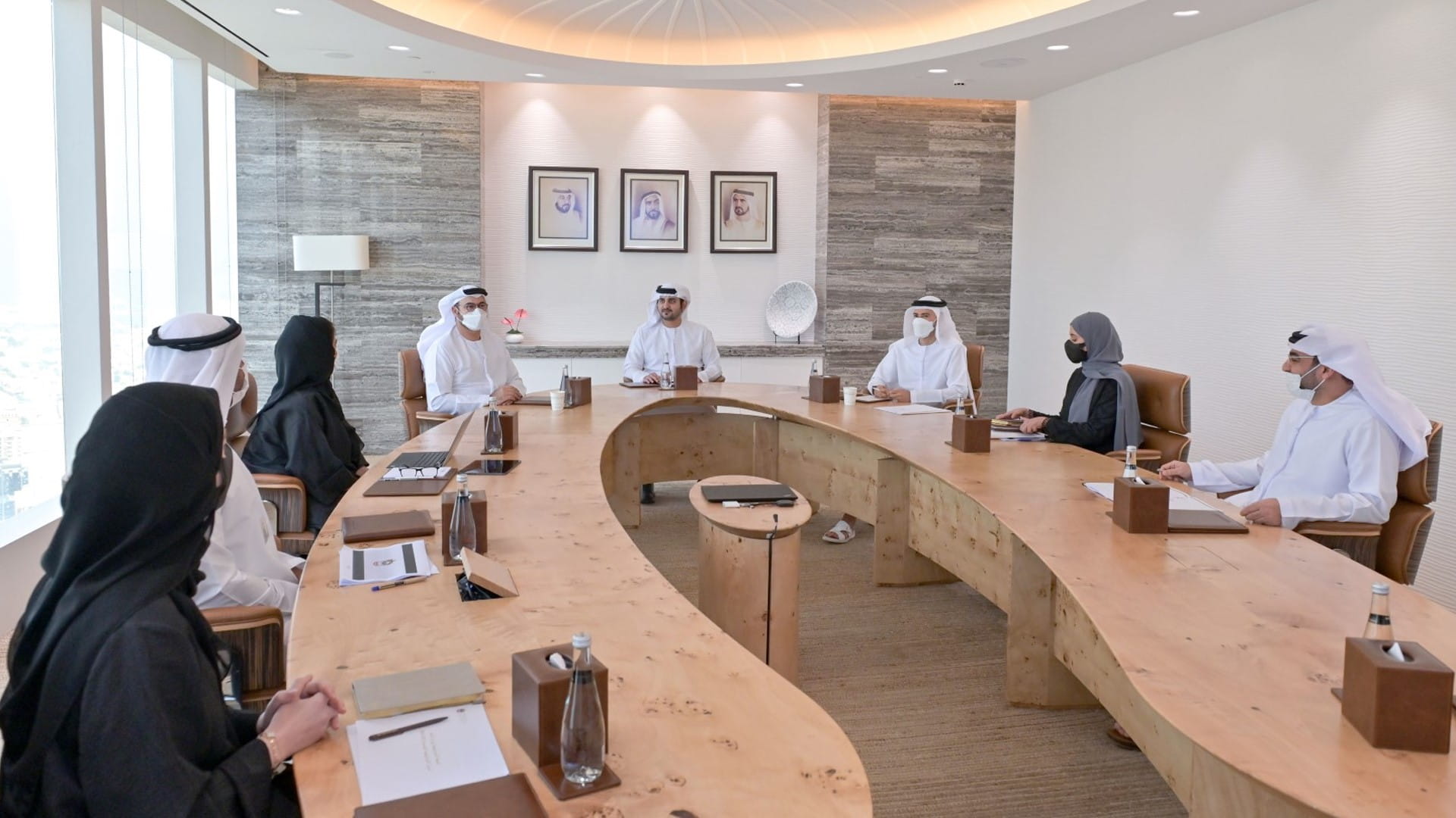 Image for the title: Maktoum bin Mohammed reviews UAE strategy 