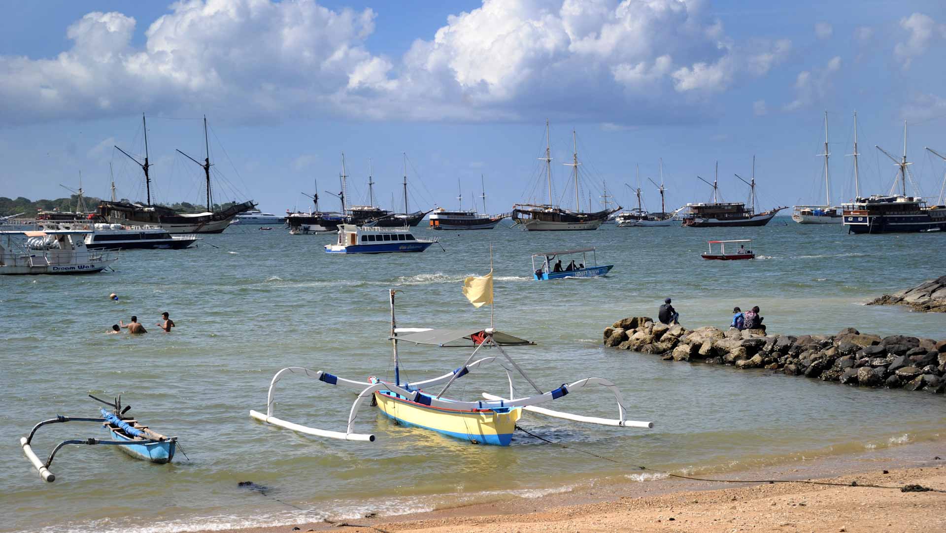 Image for the title: Indonesia to partially reopen resort island Bali 