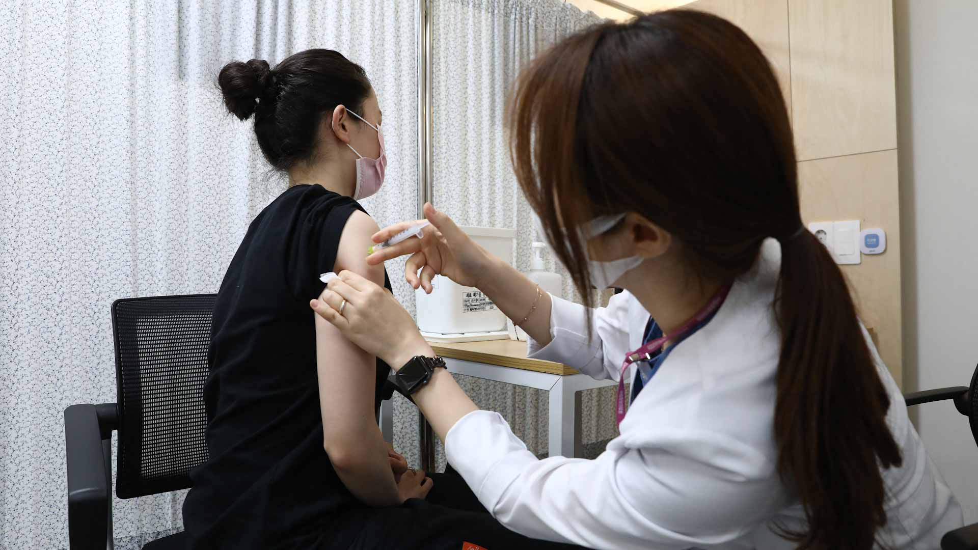 Image for the title: SKorea to vaccinate pregnant as it races to 80% target for adults 