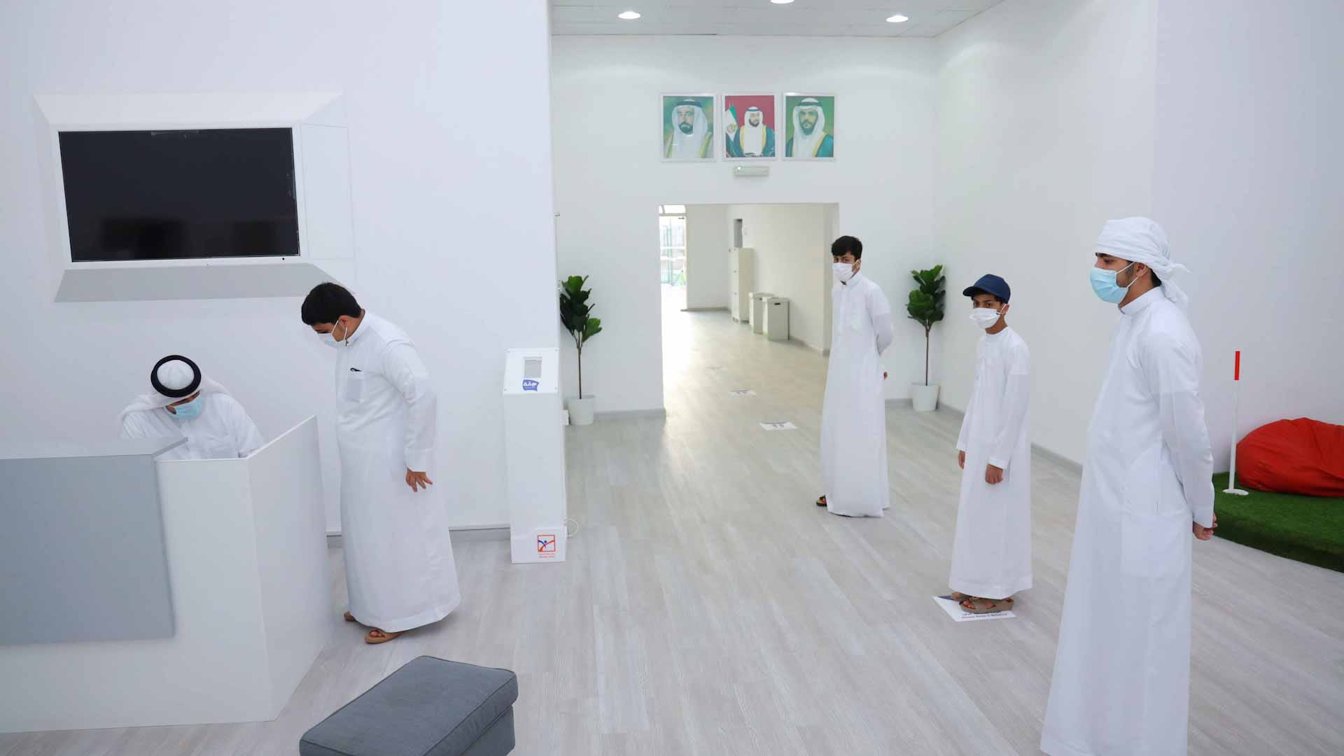 Image for the title: Sharjah Youth opens its centers once again  