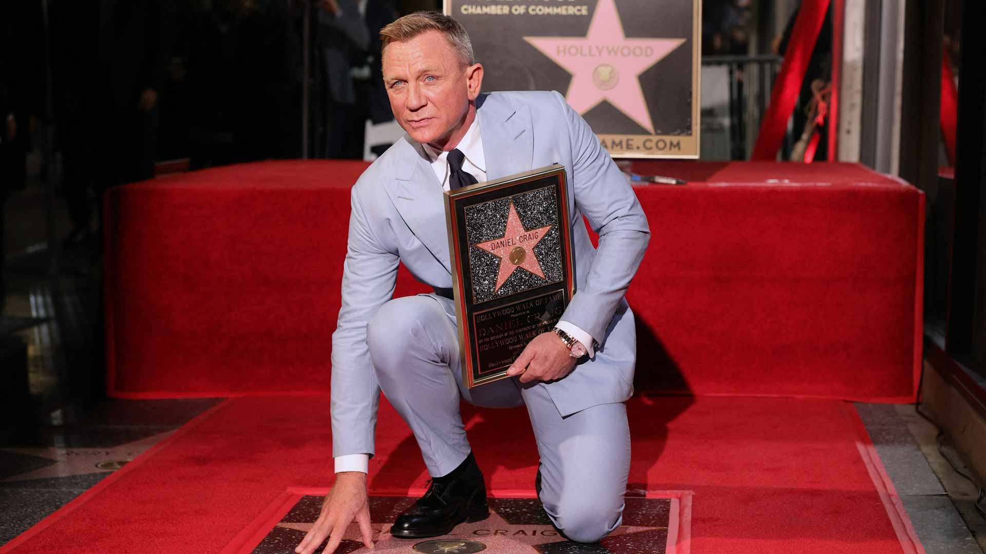 صورة بعنوان: بتأدية دور جيمس بوند...دانيال كريج ينضم لنجوم ممر مشاهير هوليوود 