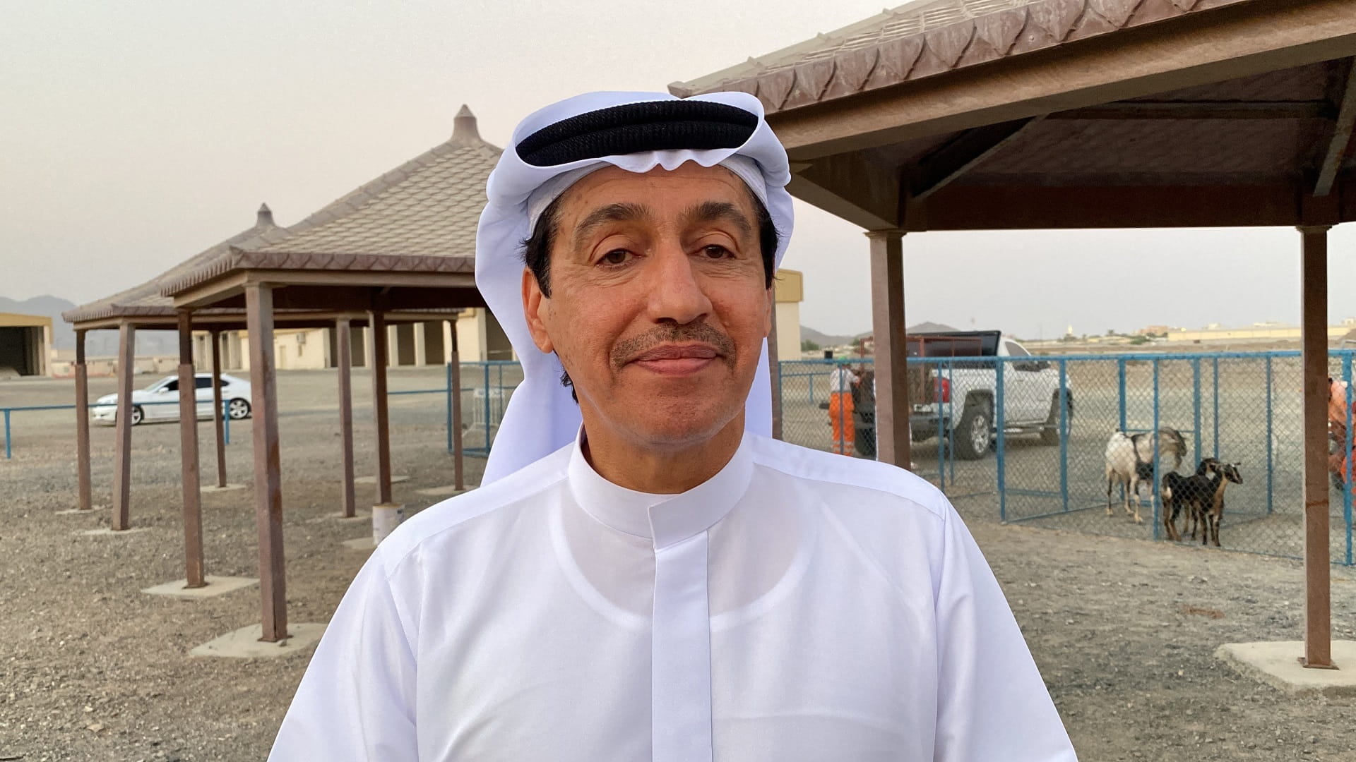 Image for the title: Opening of monthly Friday market for sheep and birds in Khorfakkan 