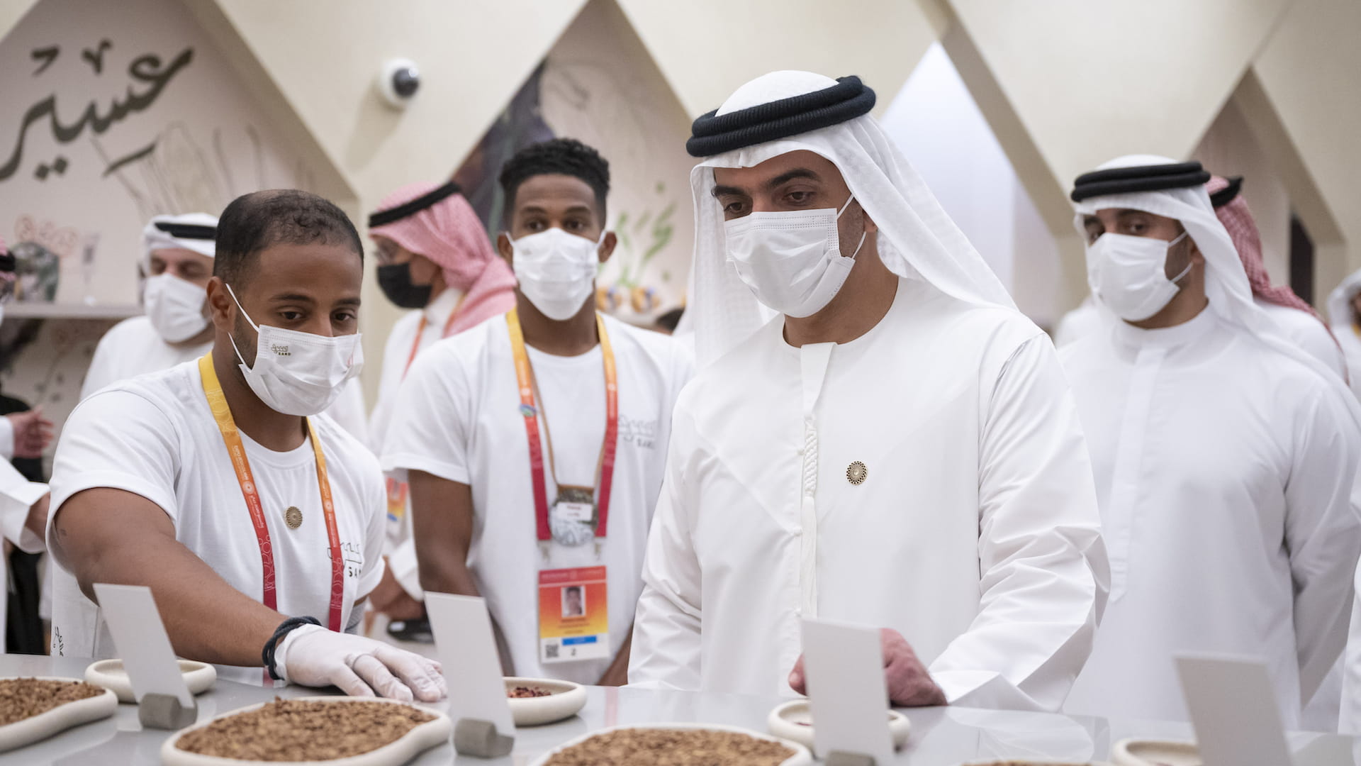 Image for the title: Hamed bin Zayed visits Expo 2020 Dubai 