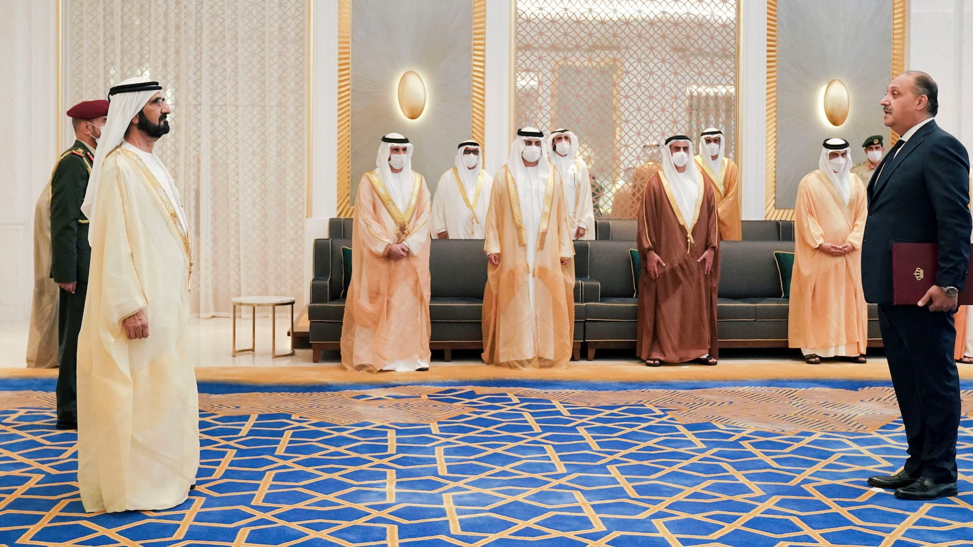 Image for the title: VP receives credentials of new ambassadors to UAE 