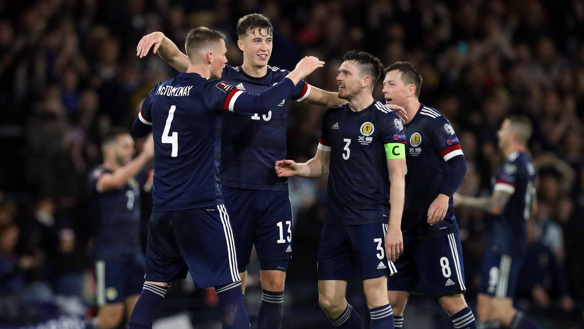 Image for the title: Dramatic late winner keep alive Scotland’s World Cup dreams 