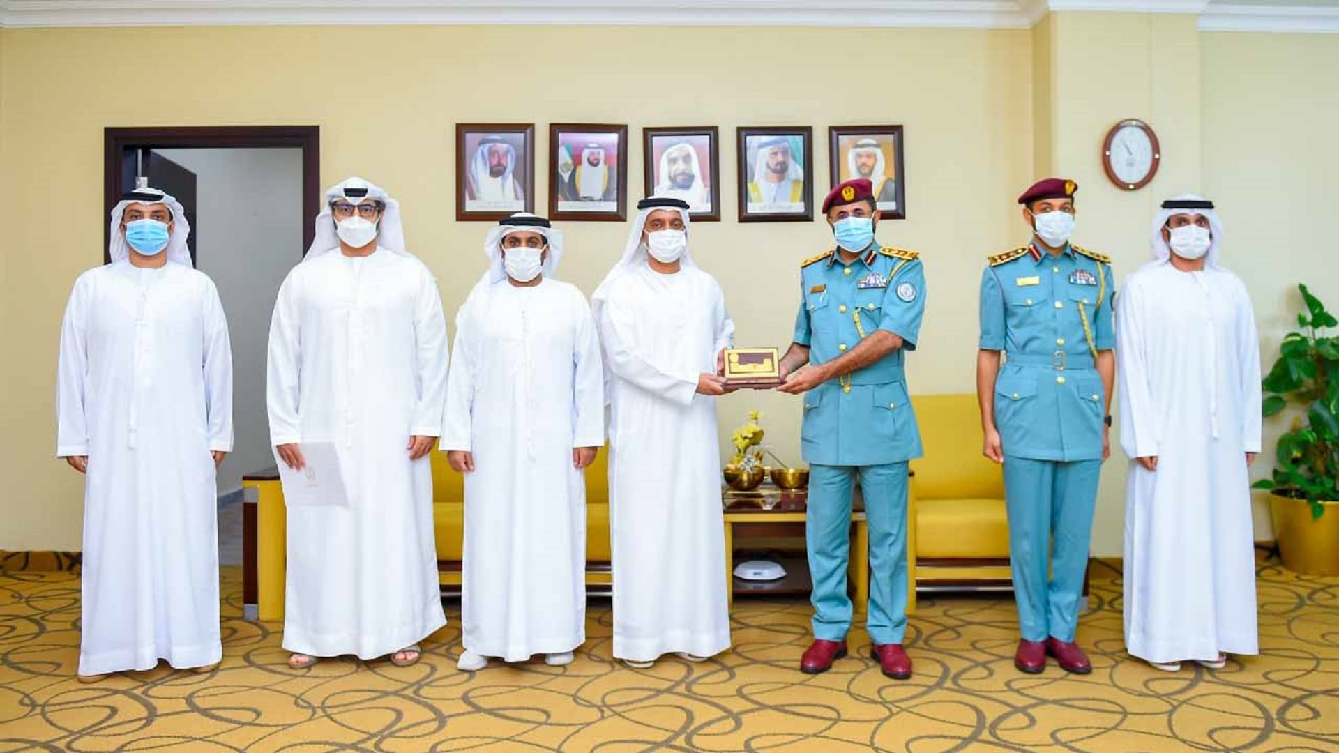 Image for the title: Sharjah Police honours Federal Customs Authority 