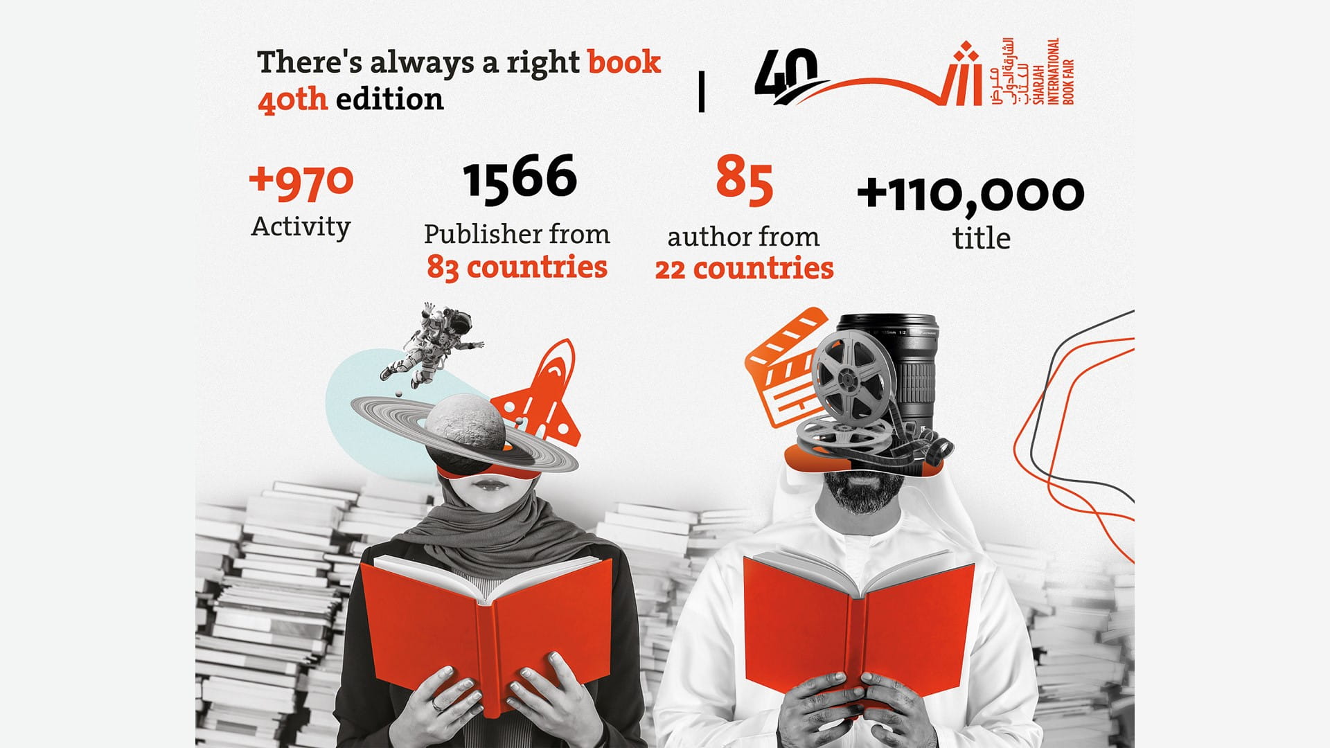 Image for the title: SIBF hosts Nobel, Booker laureates among other titles 