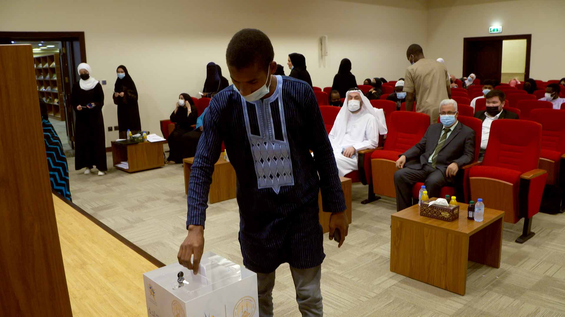 صورة بعنوان: انتخابات مجلس السعادة بالجامعة القاسمية تشهد حراكاً طلابياً 