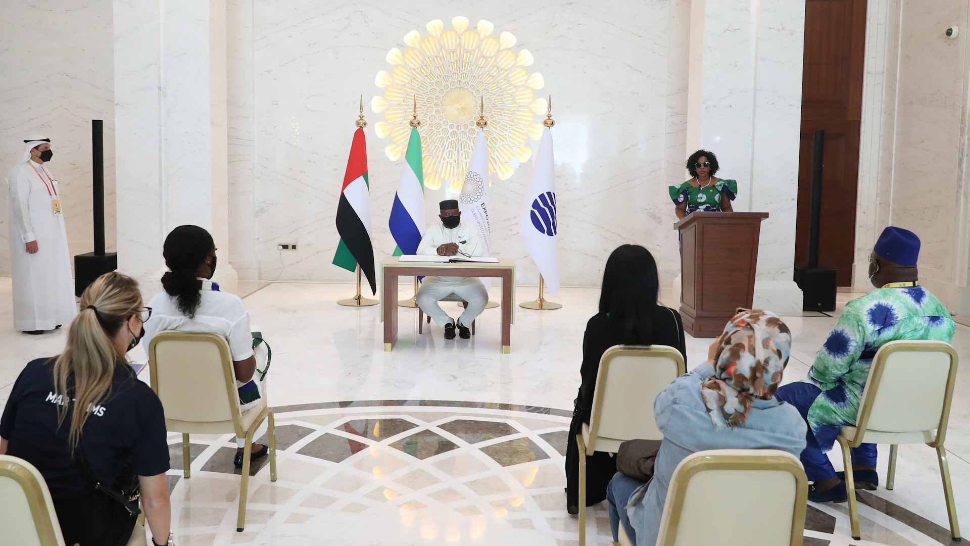 Image for the title: Sierra Leone celebrates its national day at Expo 2020 Dubai 