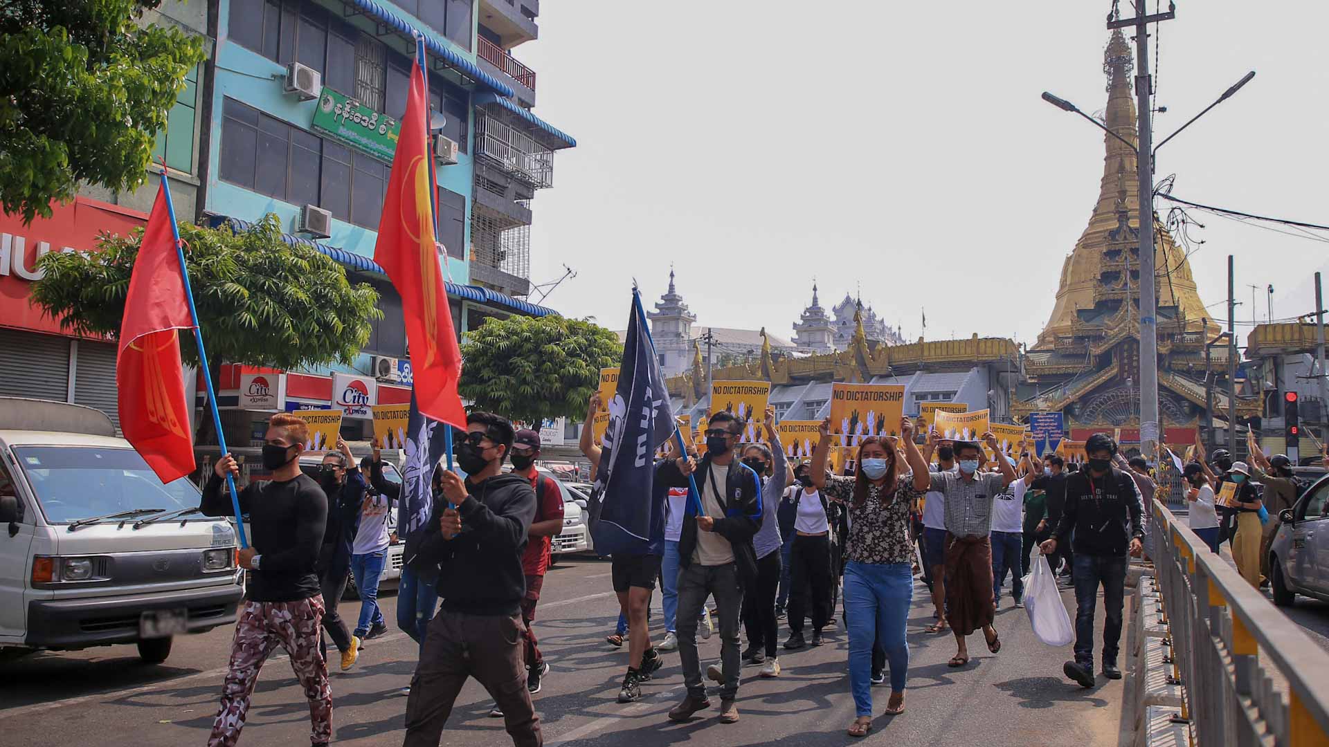 Image for the title: Myanmar to free more than 5,000 jailed for anti-coup protests 