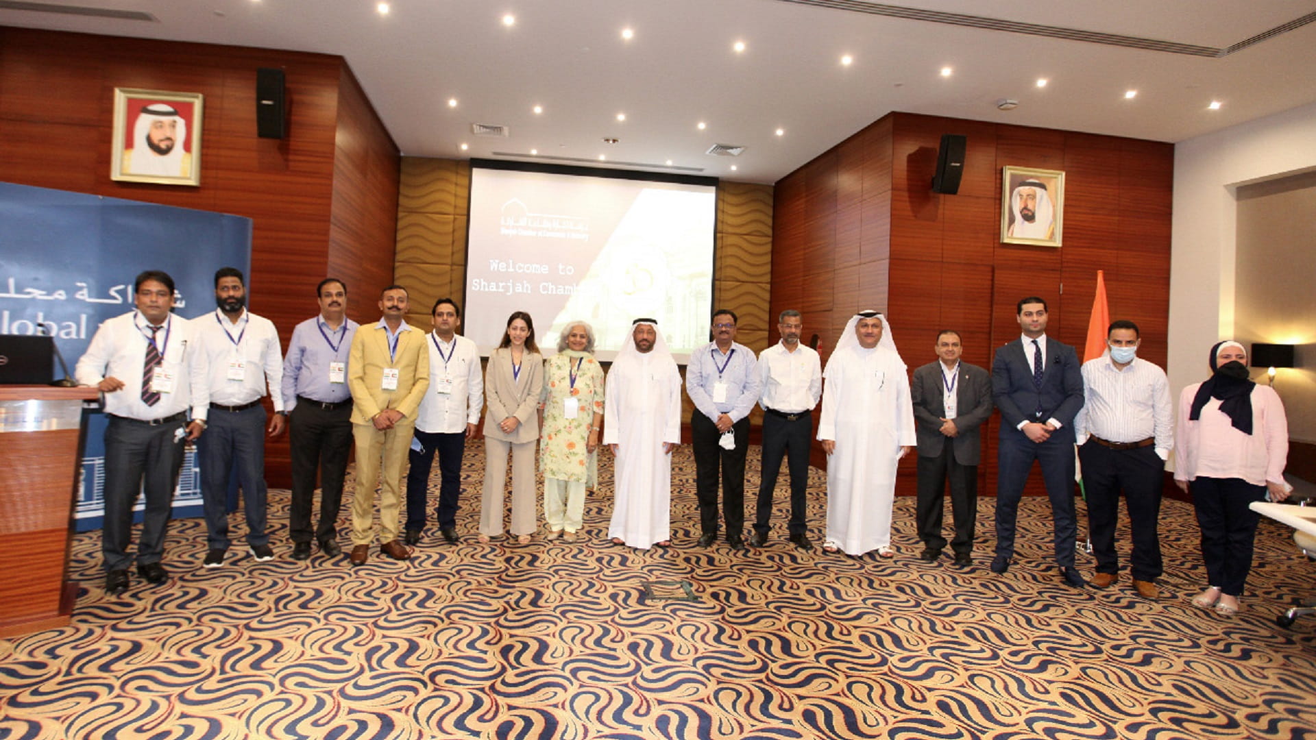 صورة بعنوان: "غرفة الشارقة" تدعو الشركات الهندية للاستفادة من الفرص الاستثمارية 