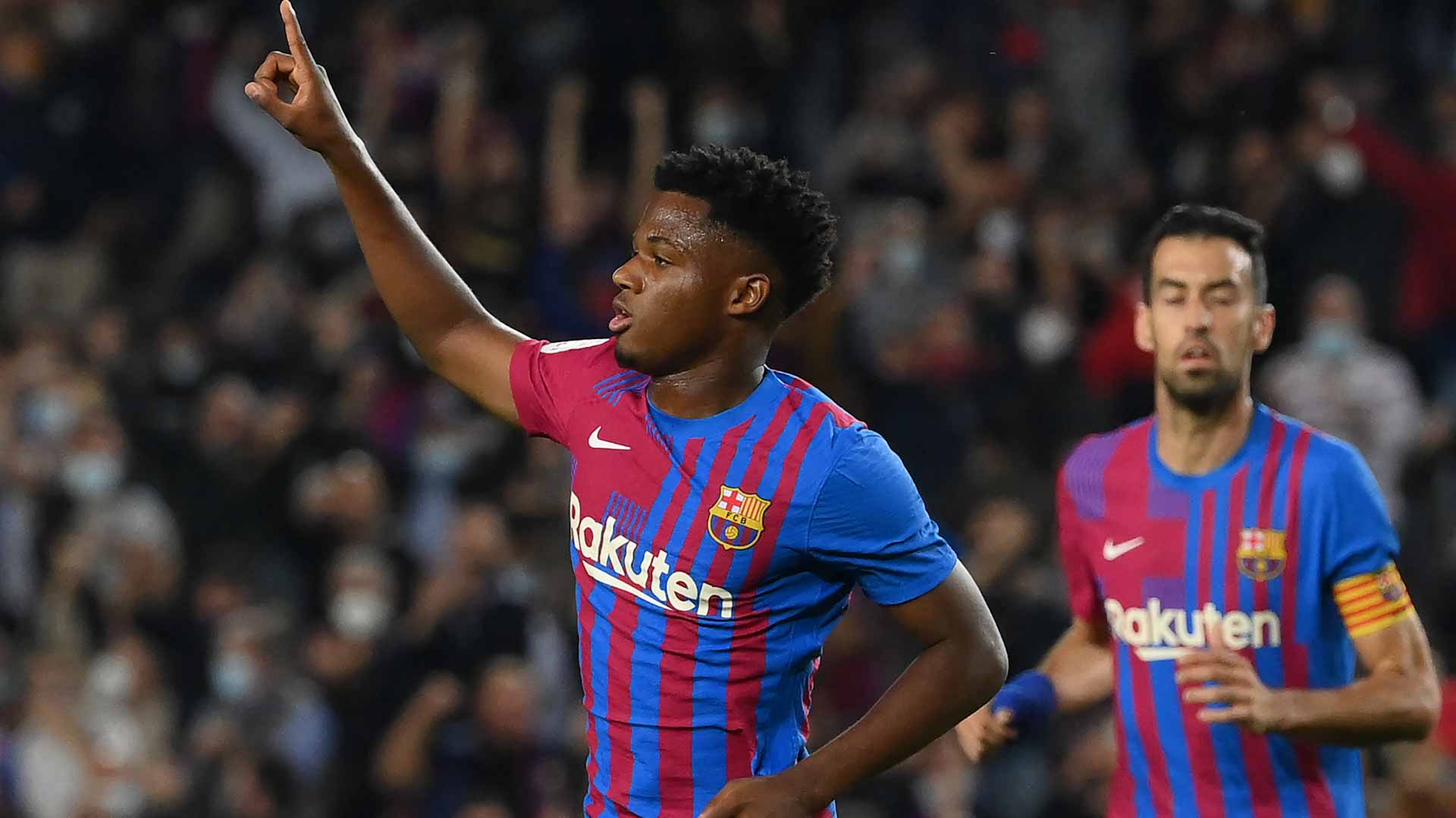 صورة بعنوان: النجم الشاب فاتي يقود آمال برشلونة في دوري أبطال أوروبا  