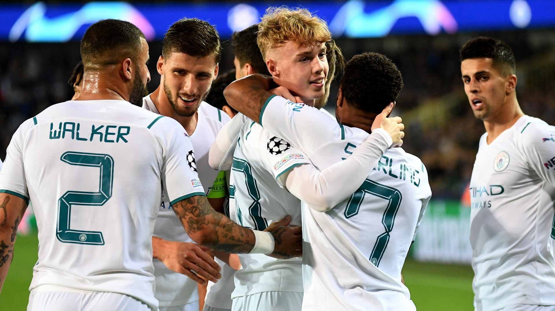 صورة بعنوان: مانشستر سيتي يكتسح كلوب بروج في دوري أبطال أوروبا 