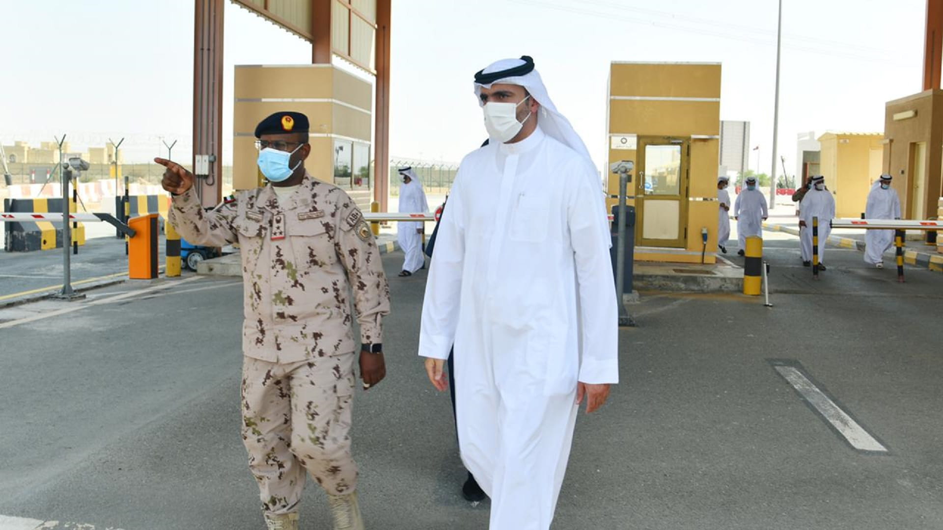 صورة بعنوان: "منافذ الشارقة" تتفقد المنفذ الحدودي بمنطقة المدام 