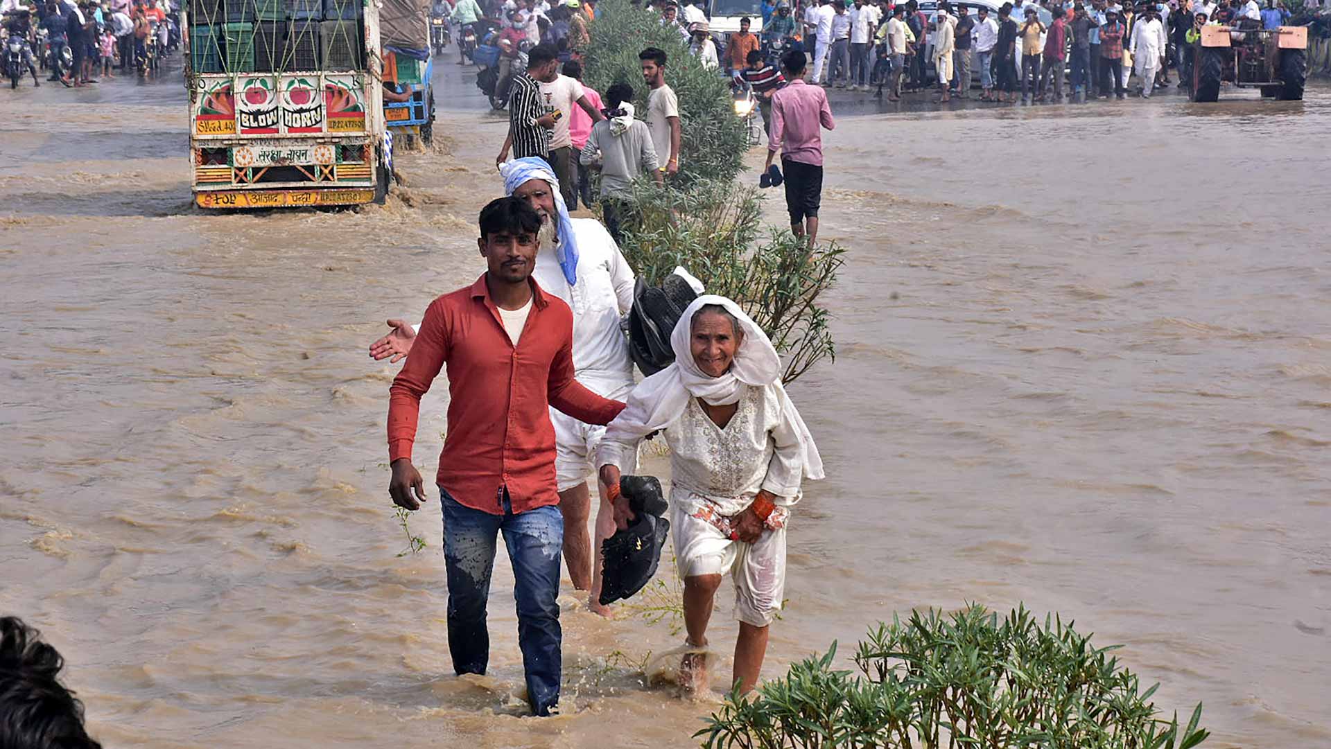 Image for the title: Flood deaths in India and Nepal cross 150 