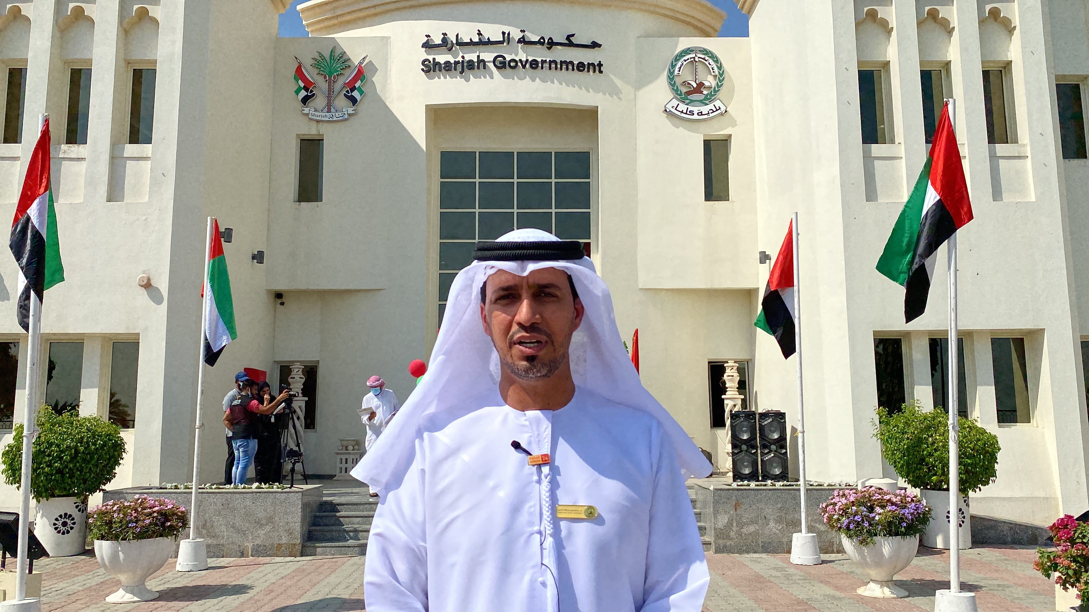 Image for the title: Kalba Municipality launches a campaign to distribute 7,500 flags 