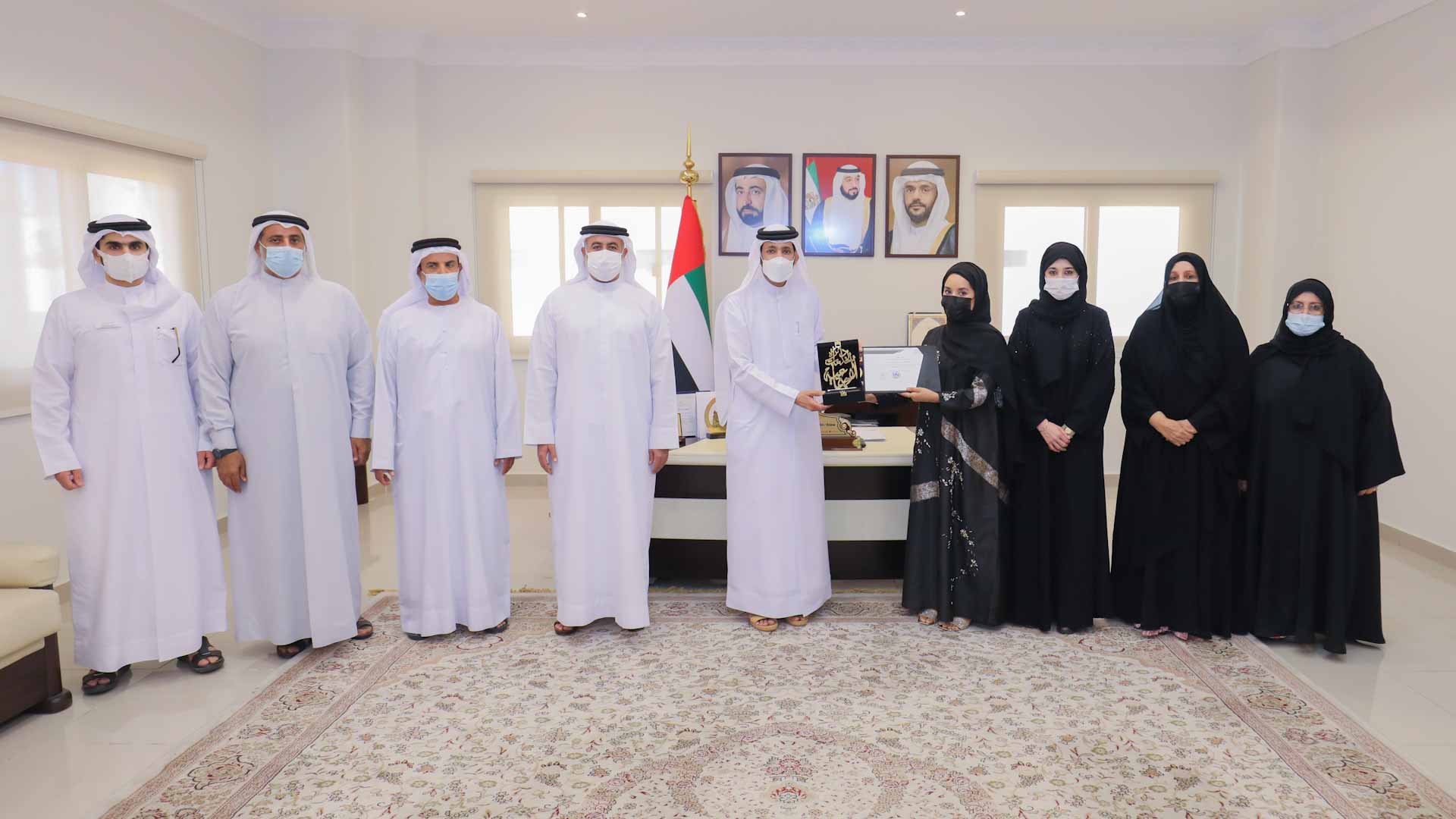 صورة بعنوان: مجلس الخالدية يتلقى تكريماً من "اجتماعية الشارقة" 
