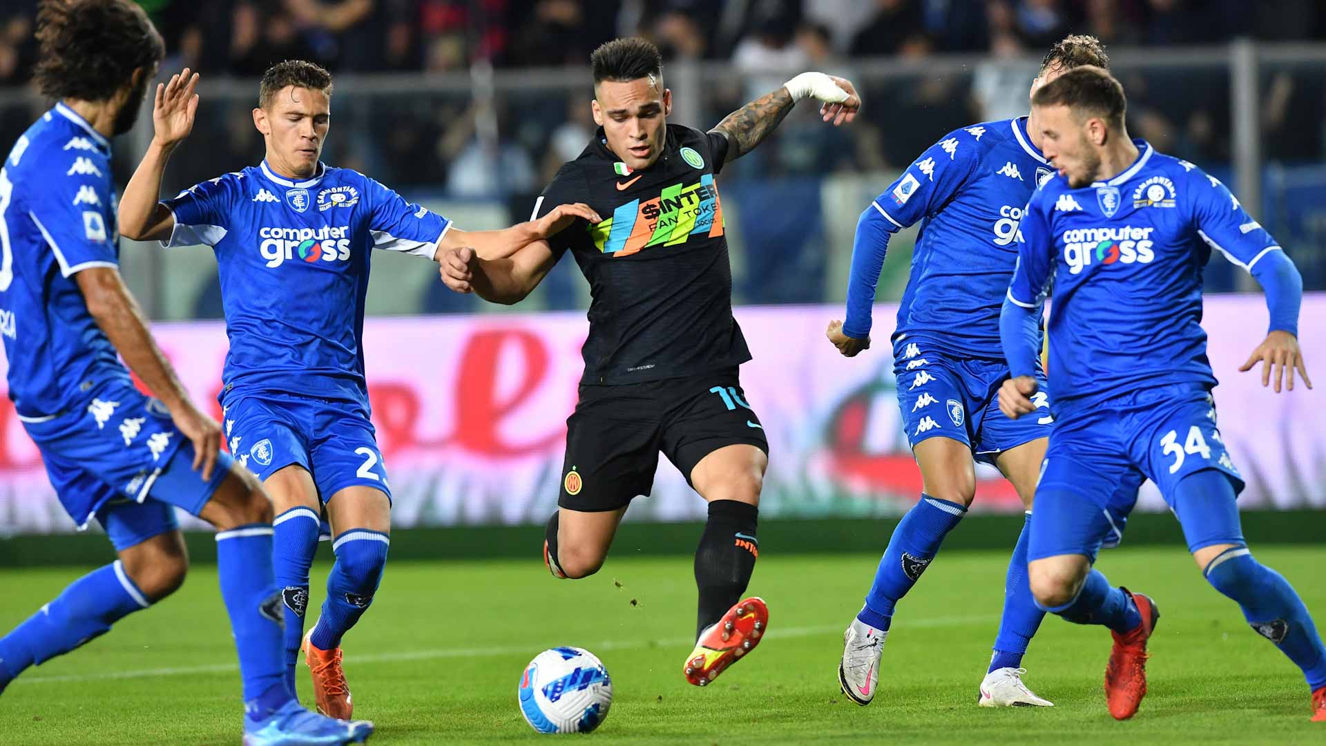 Image for the title: Inter back to winning ways with comfortable victory at Empoli 