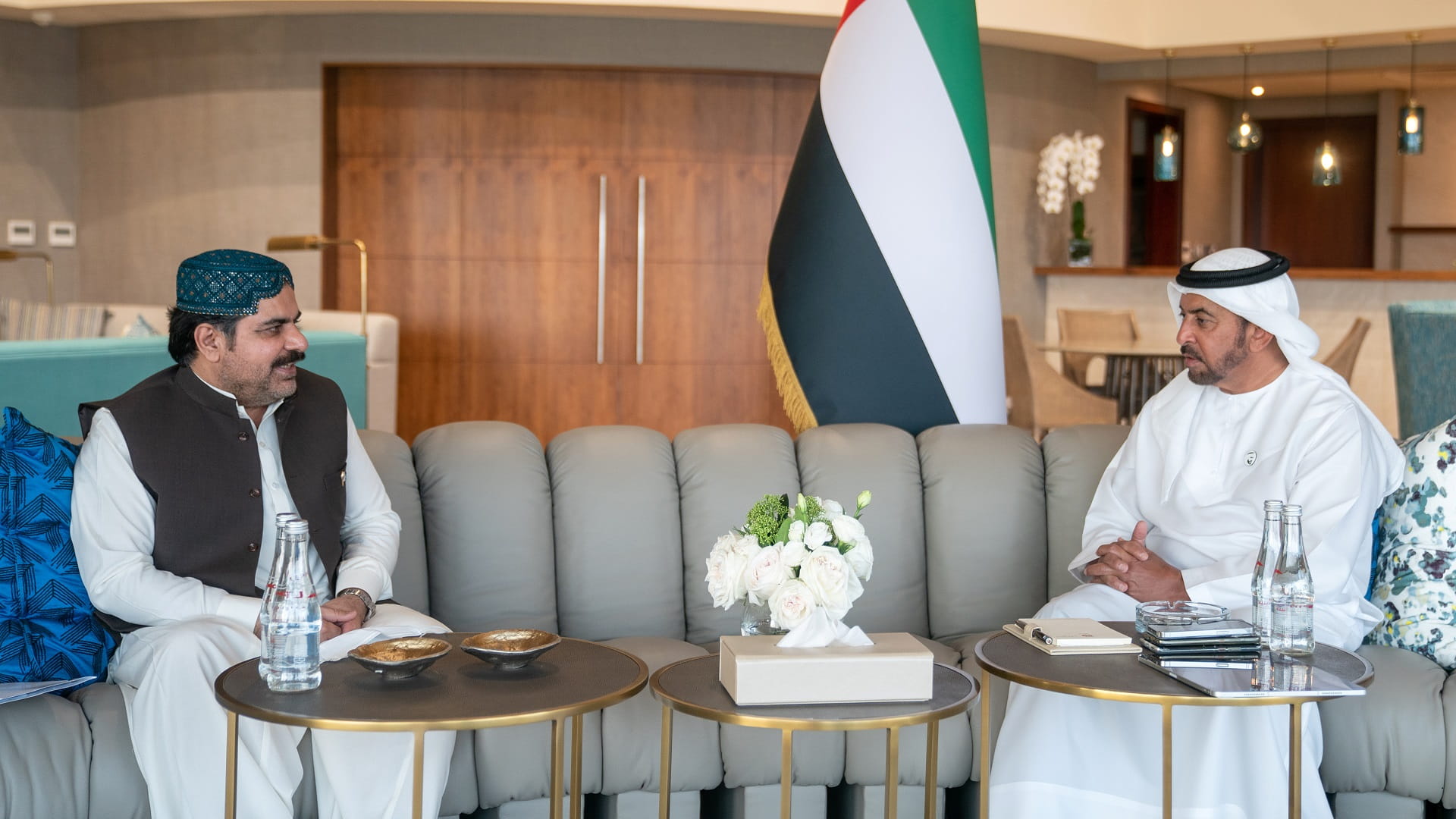 صورة بعنوان: حمدان بن زايد يؤكد تميز العلاقات الإماراتية الباكستانية 