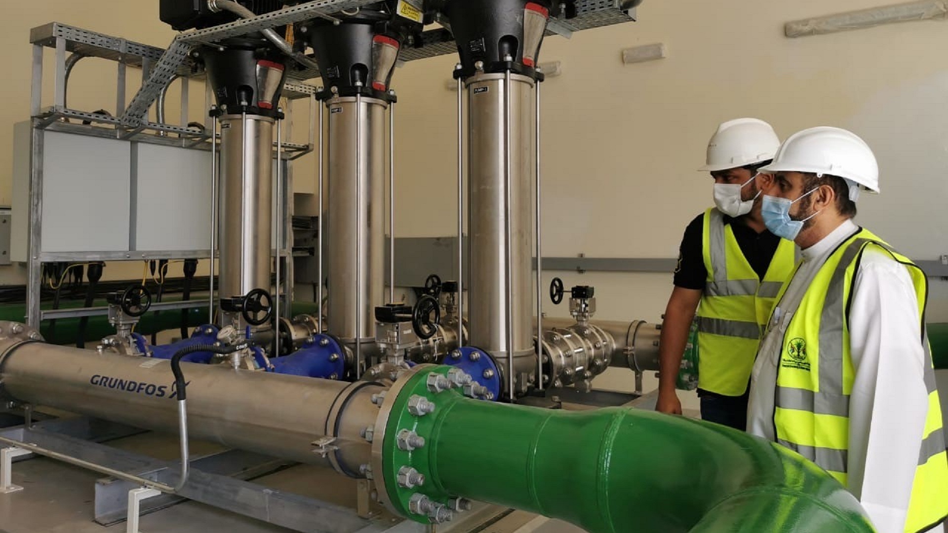 Image for the title: SEWA completes a strategic water line from Khorfakkan to Shees  