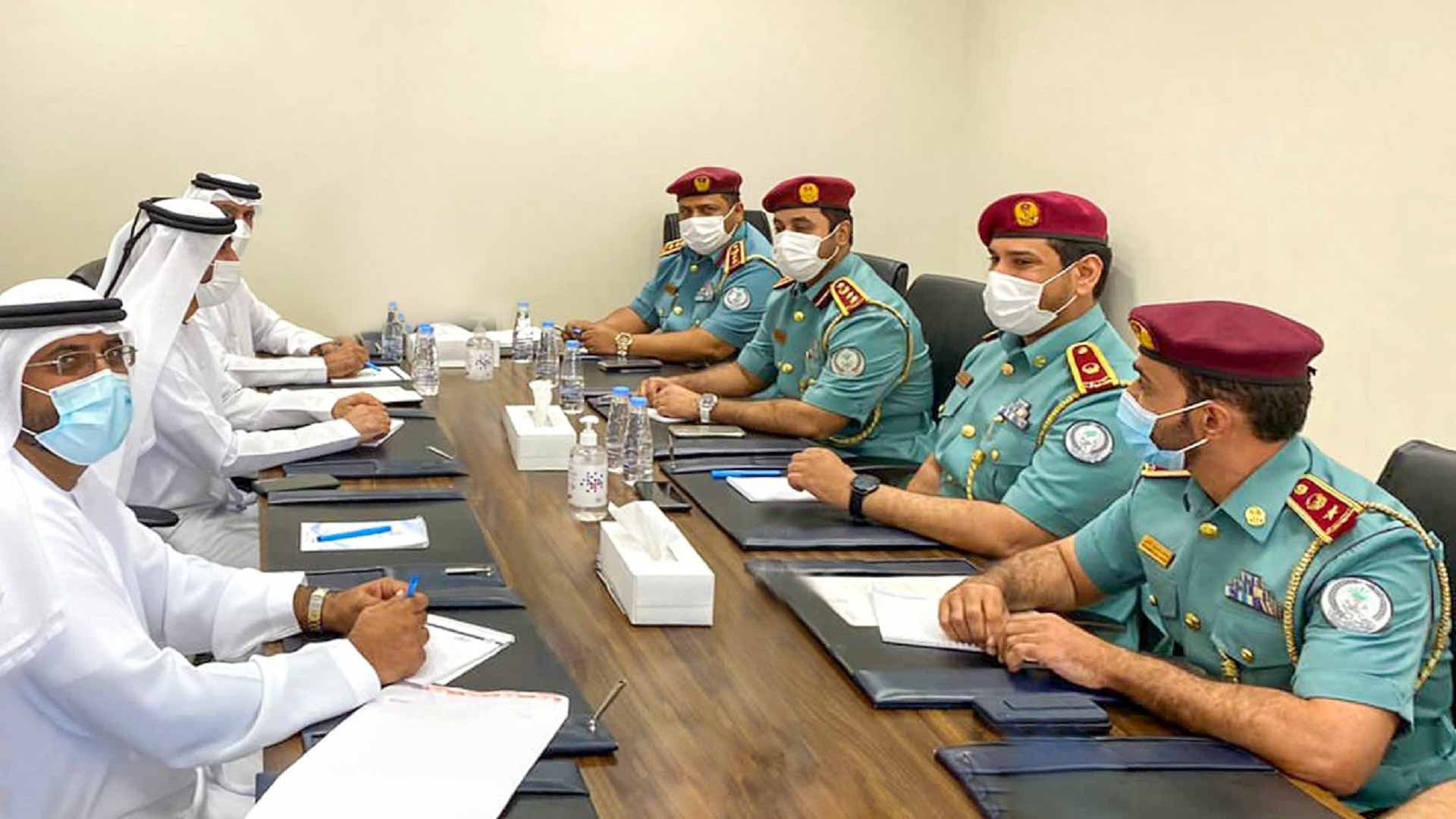 Image for the title: SP receives delegation from Sharjah Camel Racing Club 