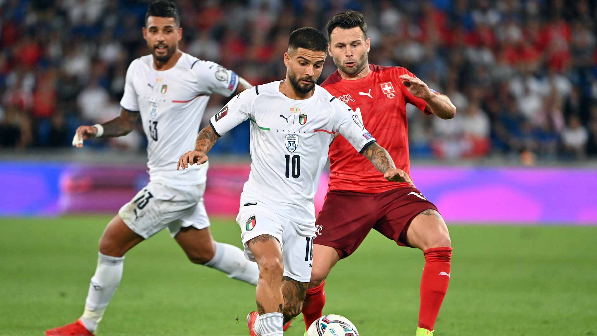 صورة بعنوان: منتخب إيطاليا يسقط بفخ التعادل أمام سويسرا بتصفيات المونديال  