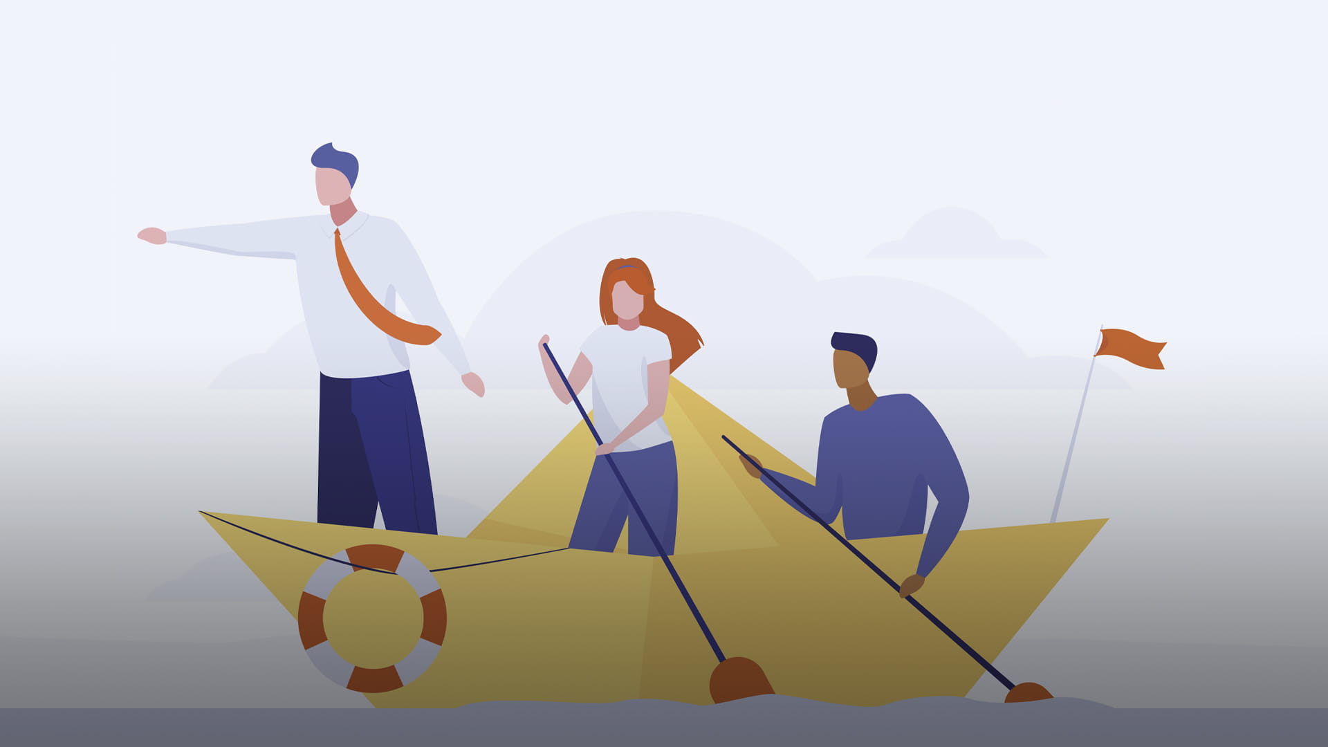 صورة بعنوان: توزيع الأدوار  