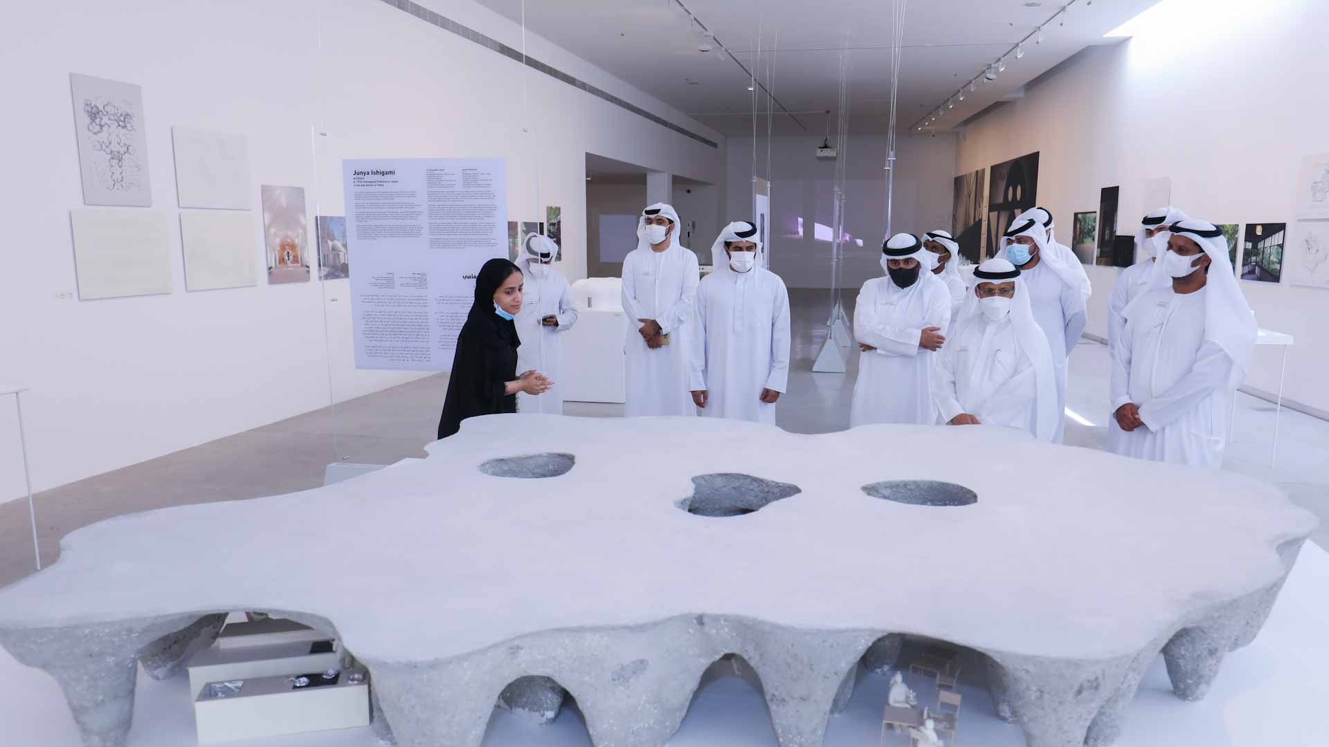 Image for the title: SDVAD delegation visits “Sharjah Japan3” Exhibition 